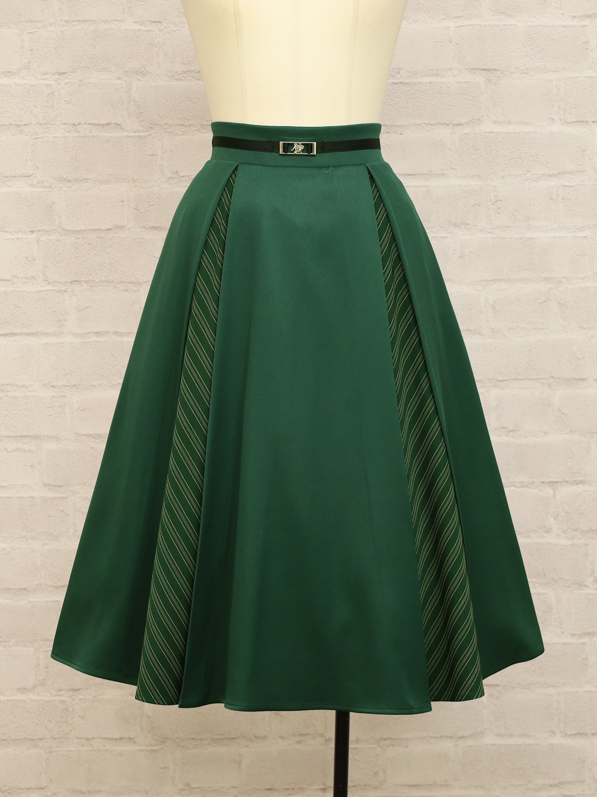 マチ切替ストライプミドル丈スカート – Amavel（アマベル）公式サイト