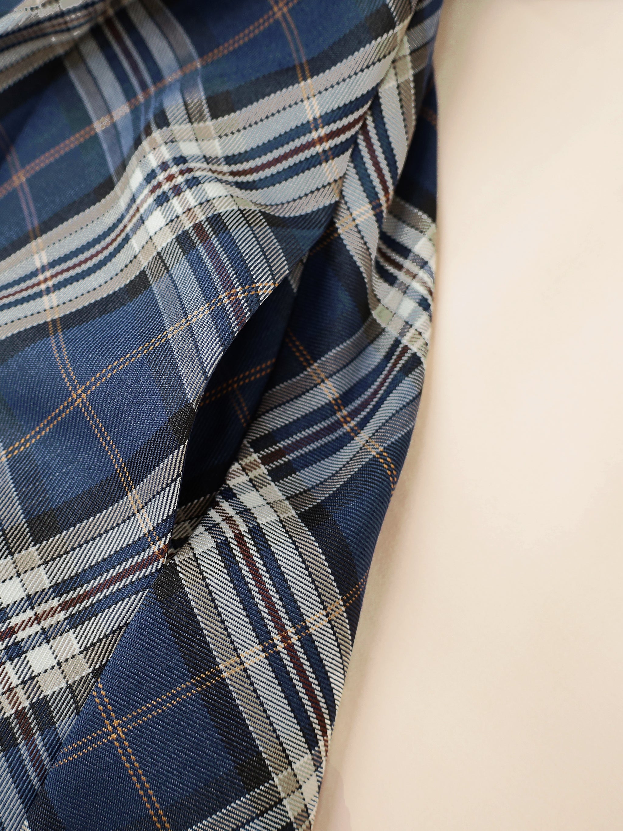 Nostalgic Check サイドプリーツマリンスカパン |Amavel(アマベル)公式サイト