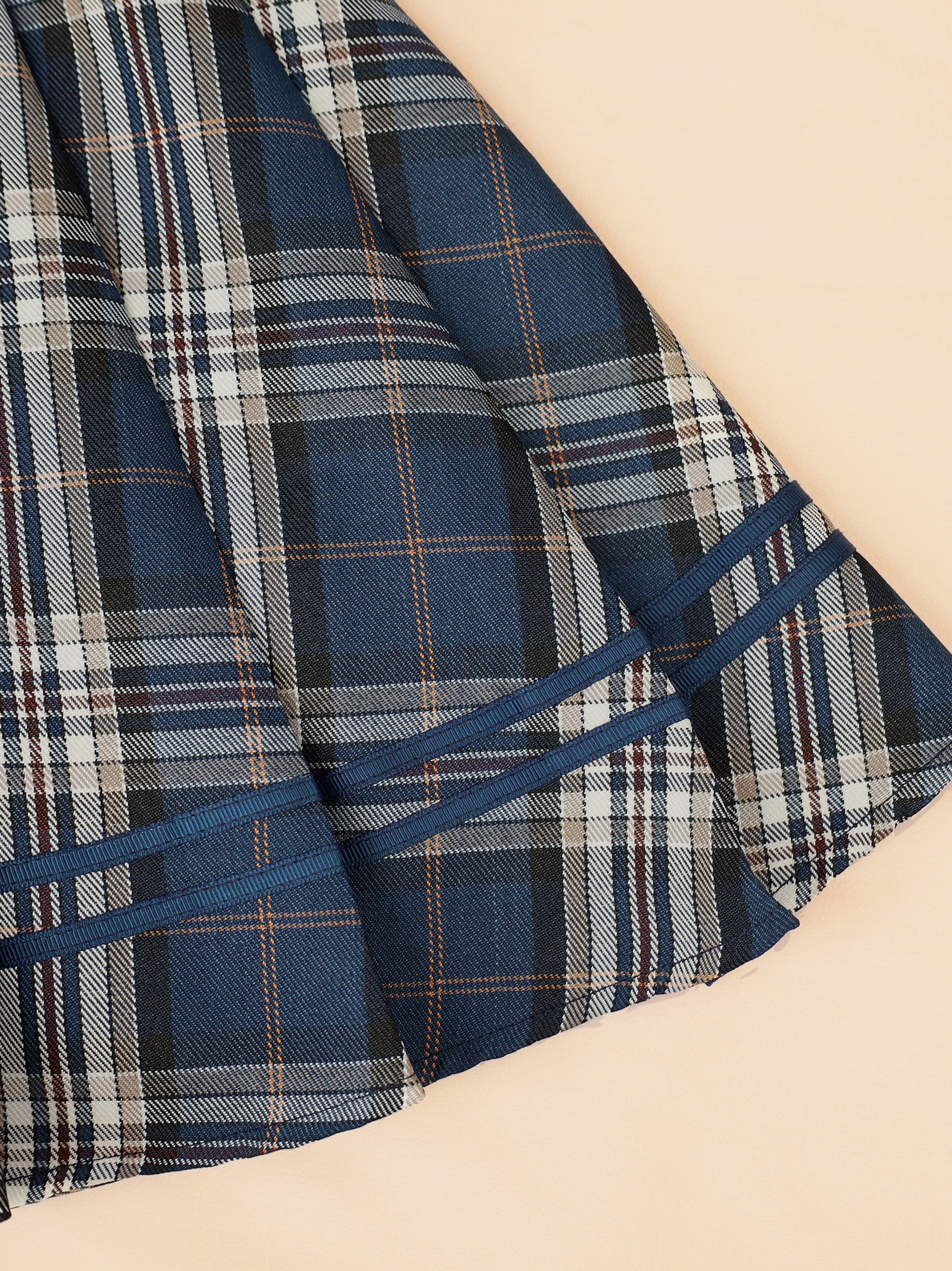 Nostalgic Check サイドプリーツマリンスカパン |Amavel(アマベル)公式サイト