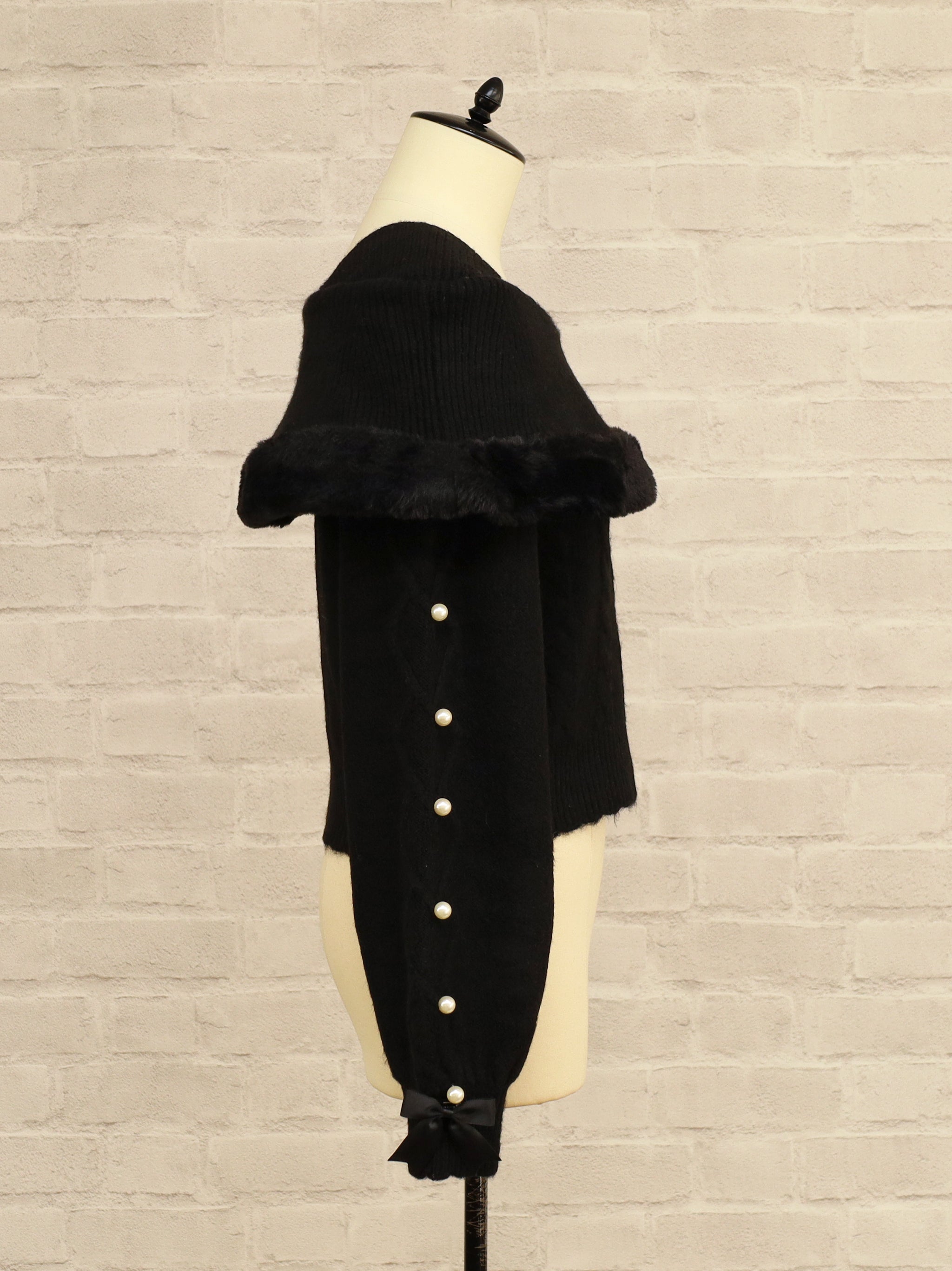 ファーケープオフショルニット |Amavel(アマベル)公式サイト