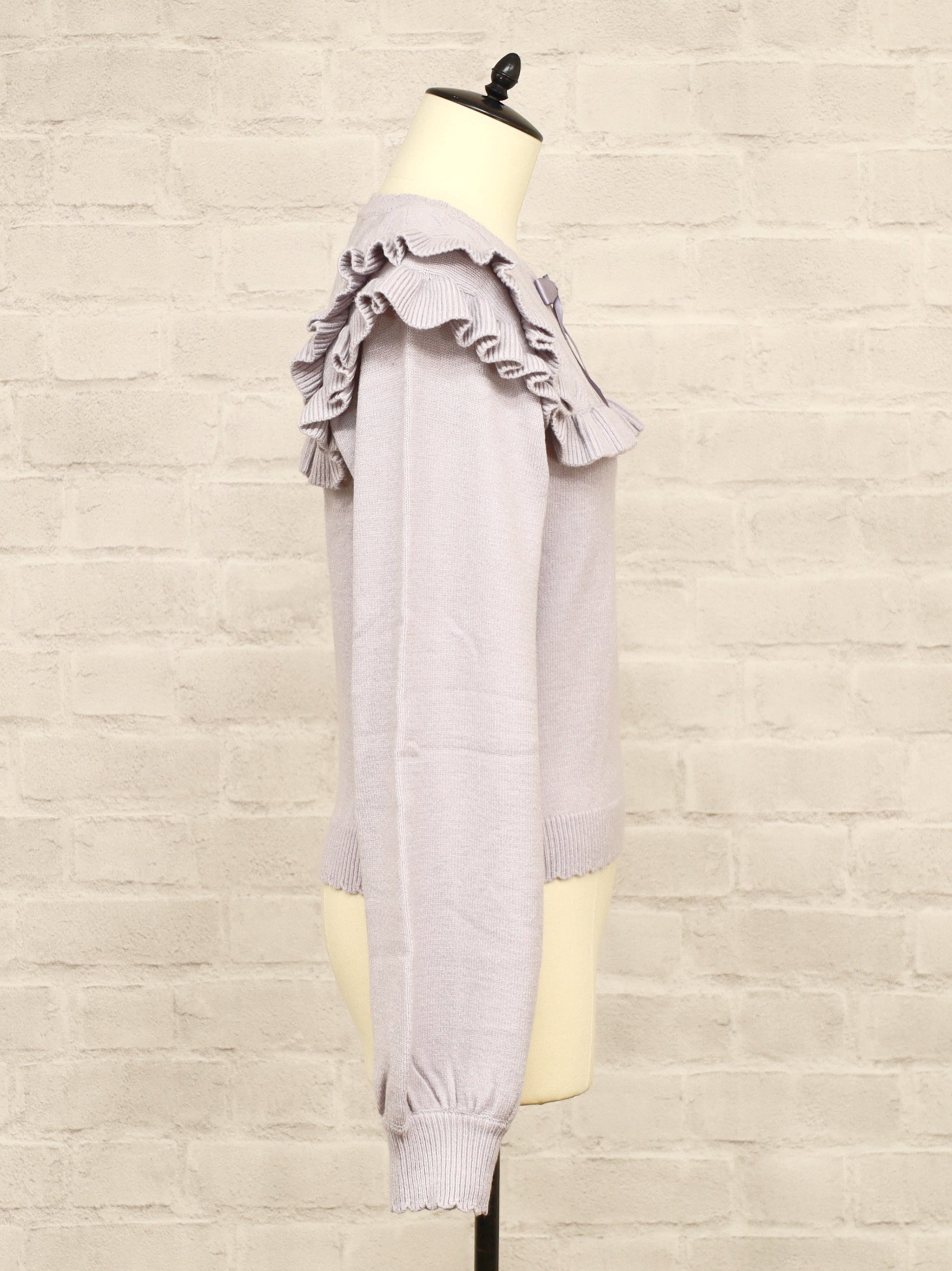 ヨークフリルニットトップス |Amavel(アマベル)公式サイト