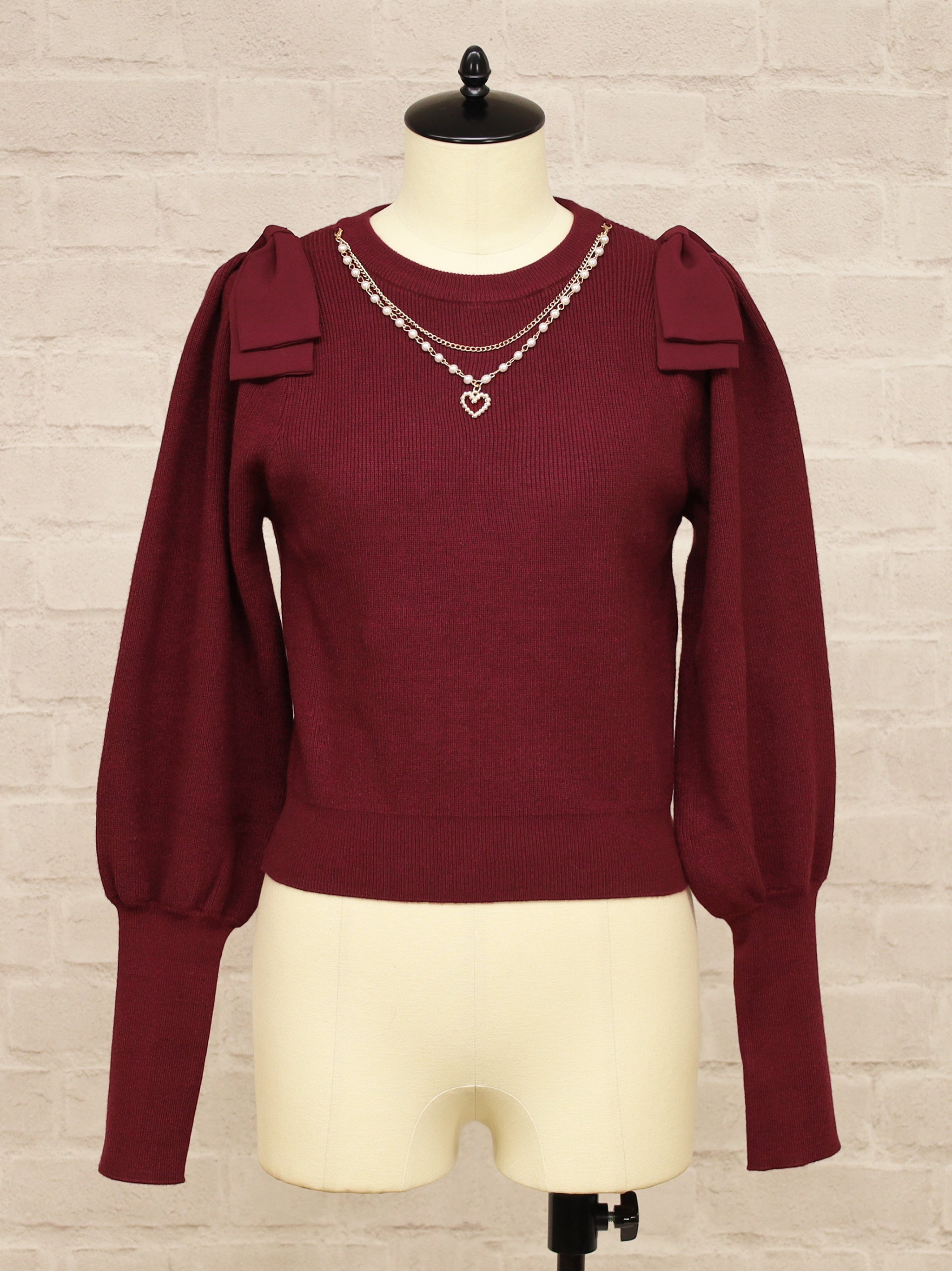 チェーンネックレスニットトップス |Amavel(アマベル)公式サイト