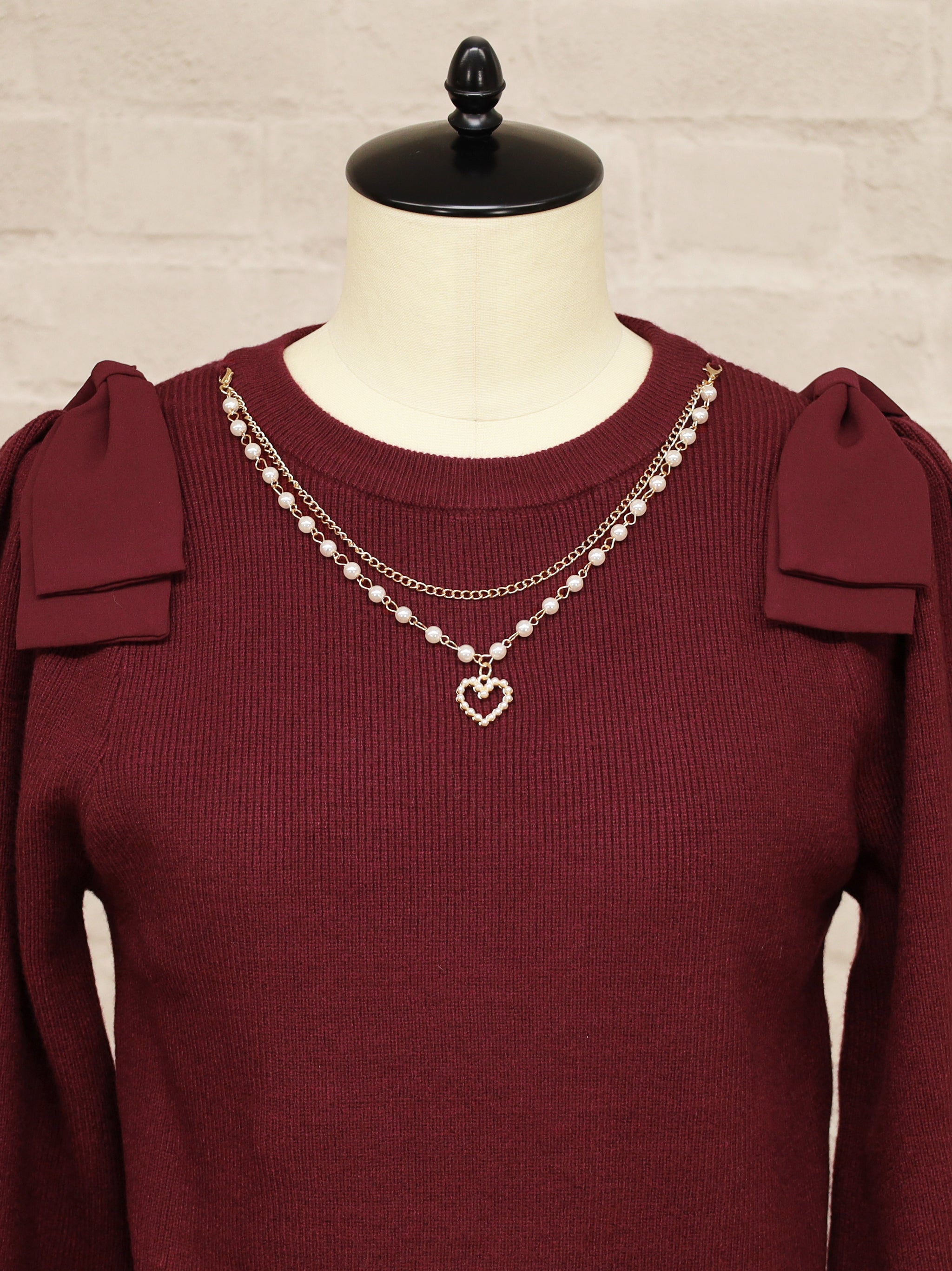 チェーンネックレスニットトップス |Amavel(アマベル)公式サイト