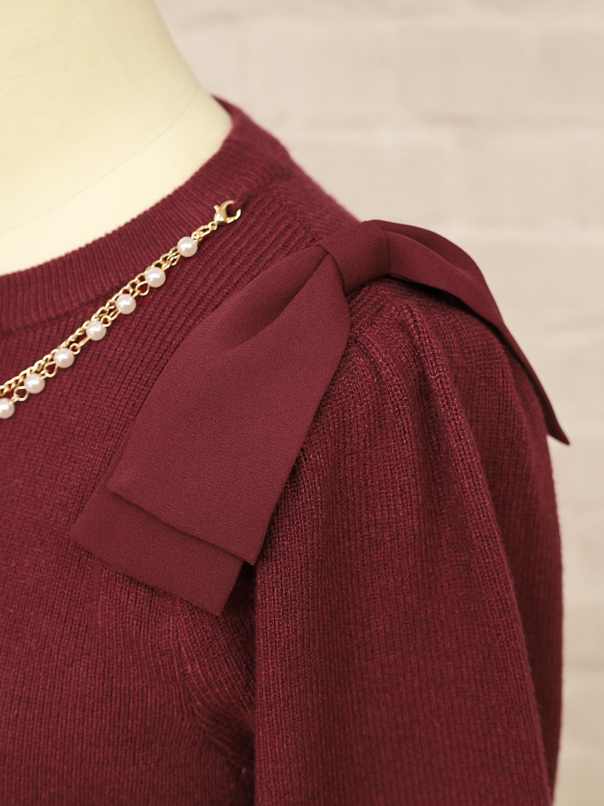 チェーンネックレスニットトップス |Amavel(アマベル)公式サイト