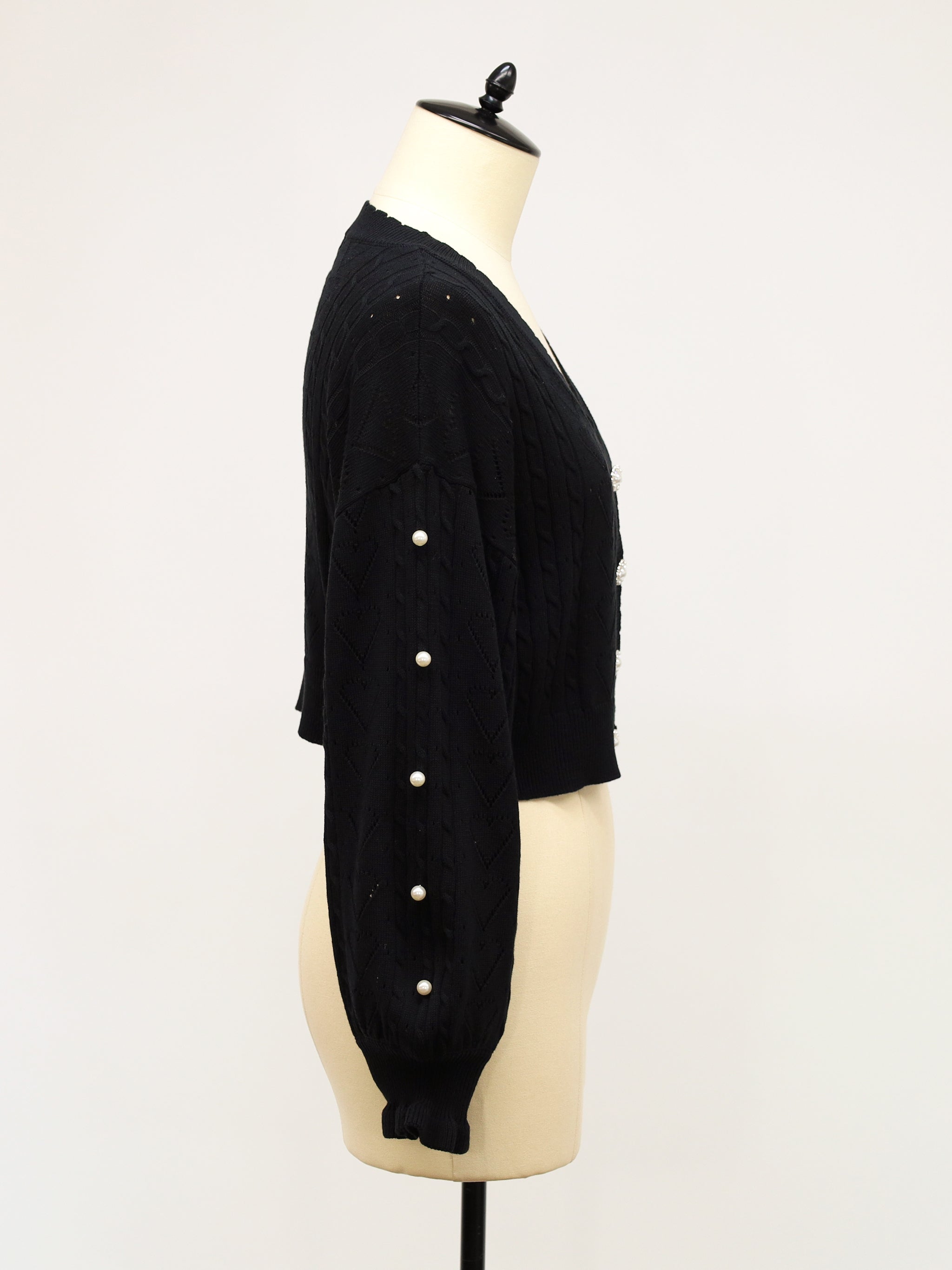 ハート透かしあみショートカーディガン |Amavel(アマベル)公式サイト