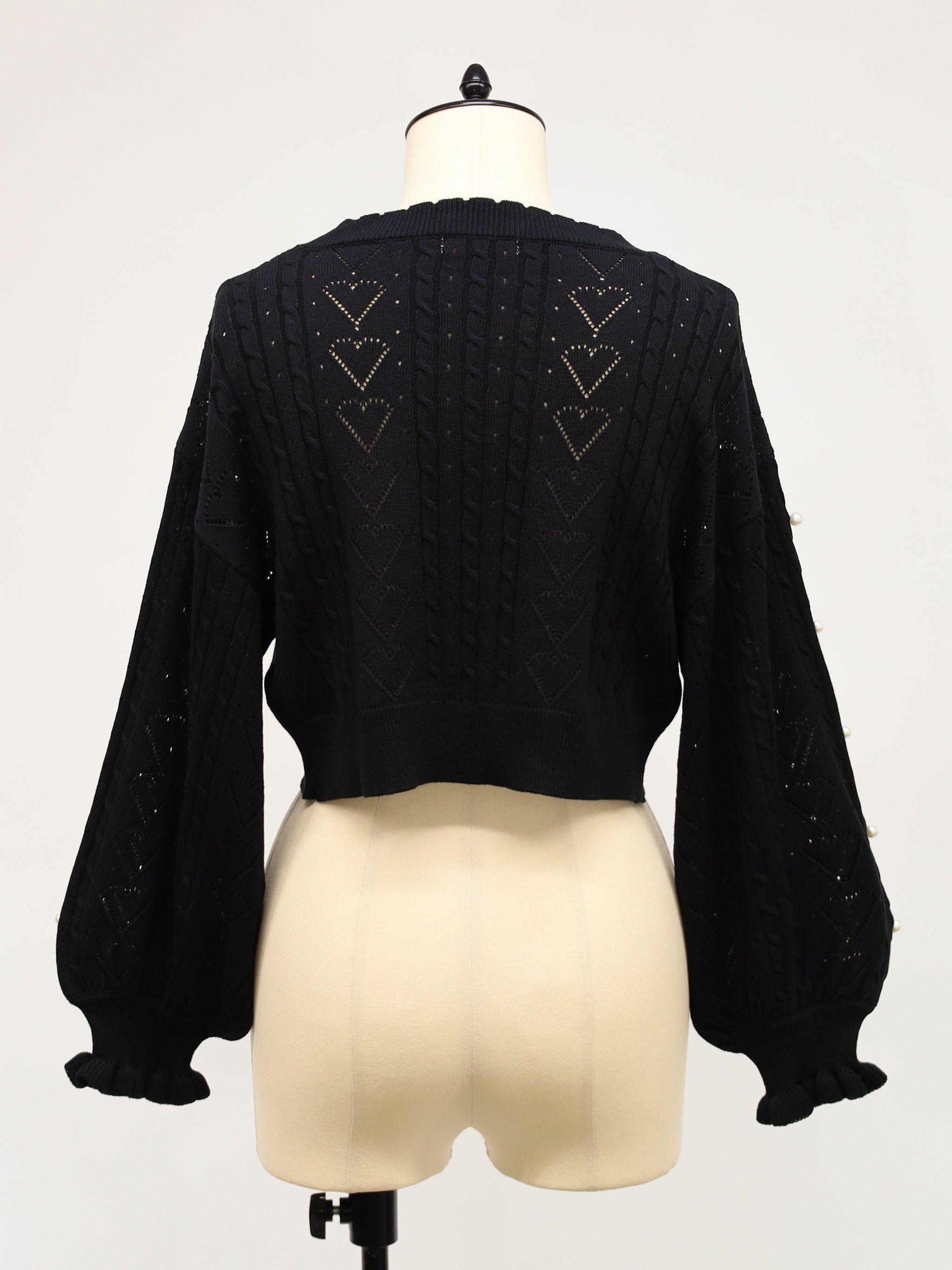 ハート透かしあみショートカーディガン |Amavel(アマベル)公式サイト