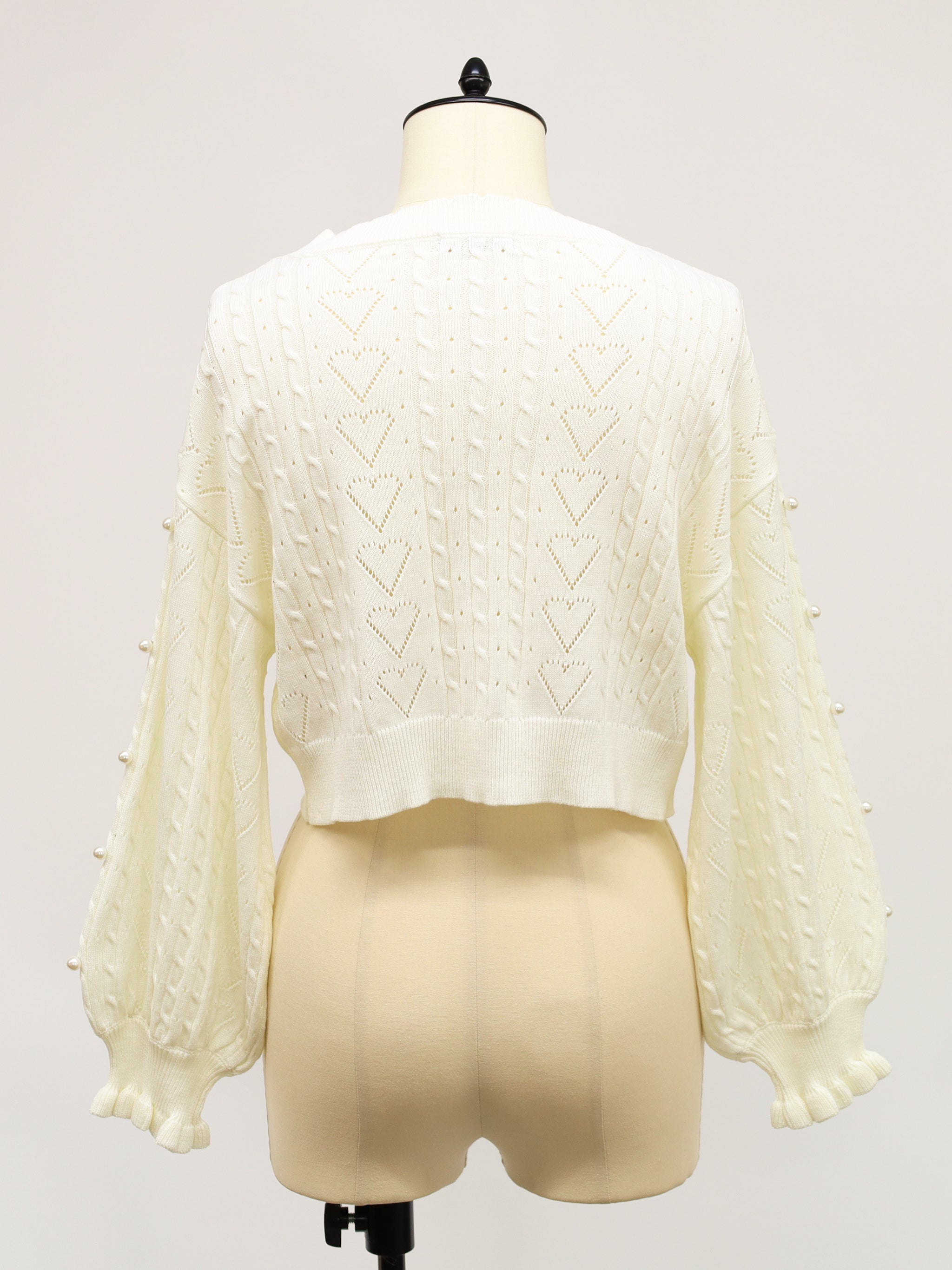 ハート透かしあみショートカーディガン |Amavel(アマベル)公式サイト