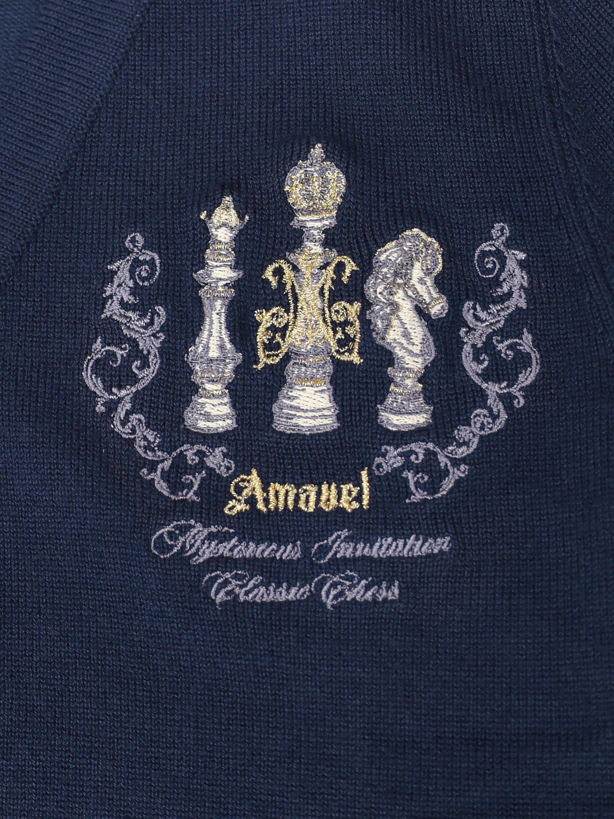 Royal checkmate Vネックカーディガン |Amavel(アマベル)公式サイト