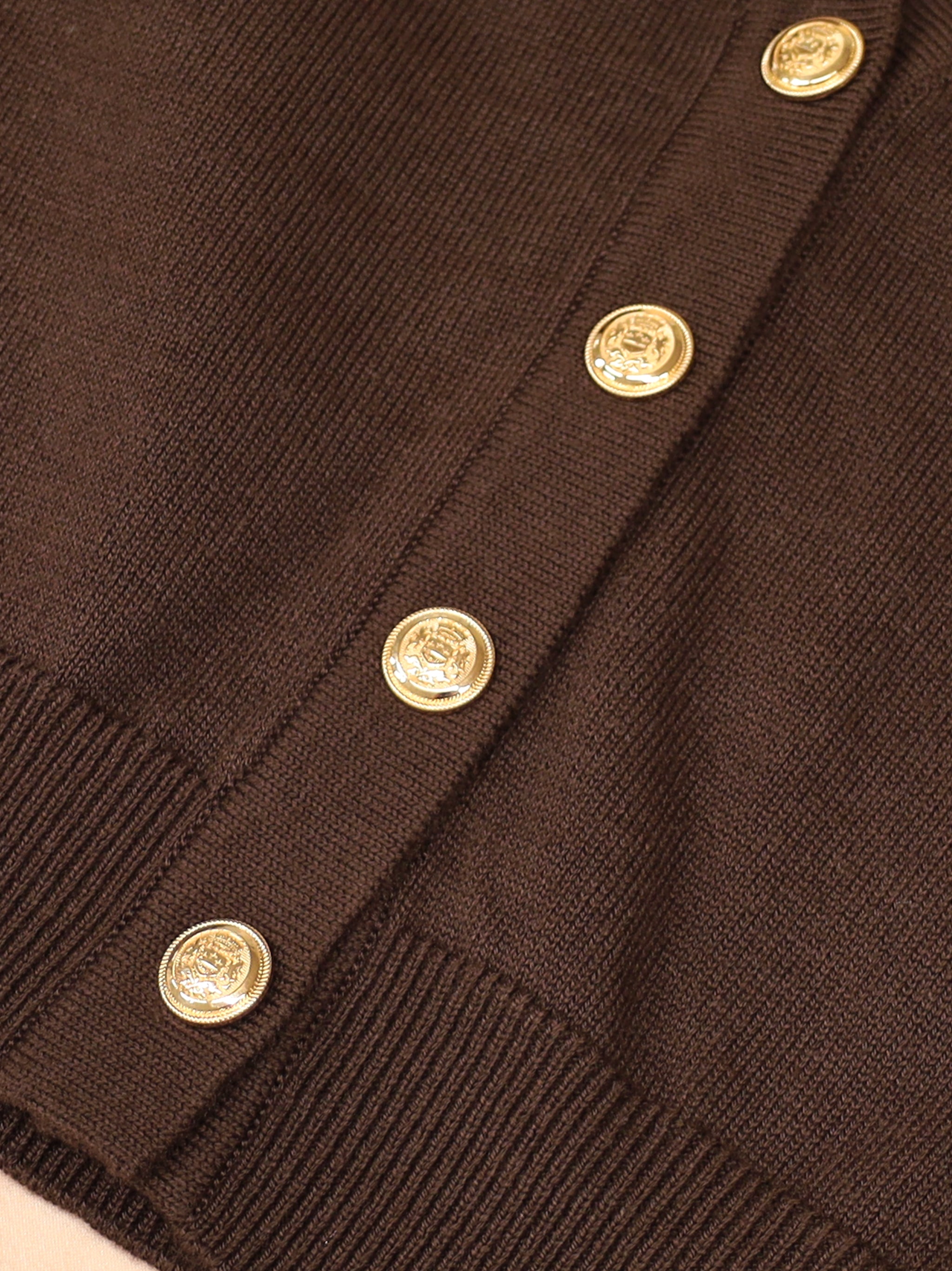 Royal checkmate Vネックカーディガン |Amavel(アマベル)公式サイト