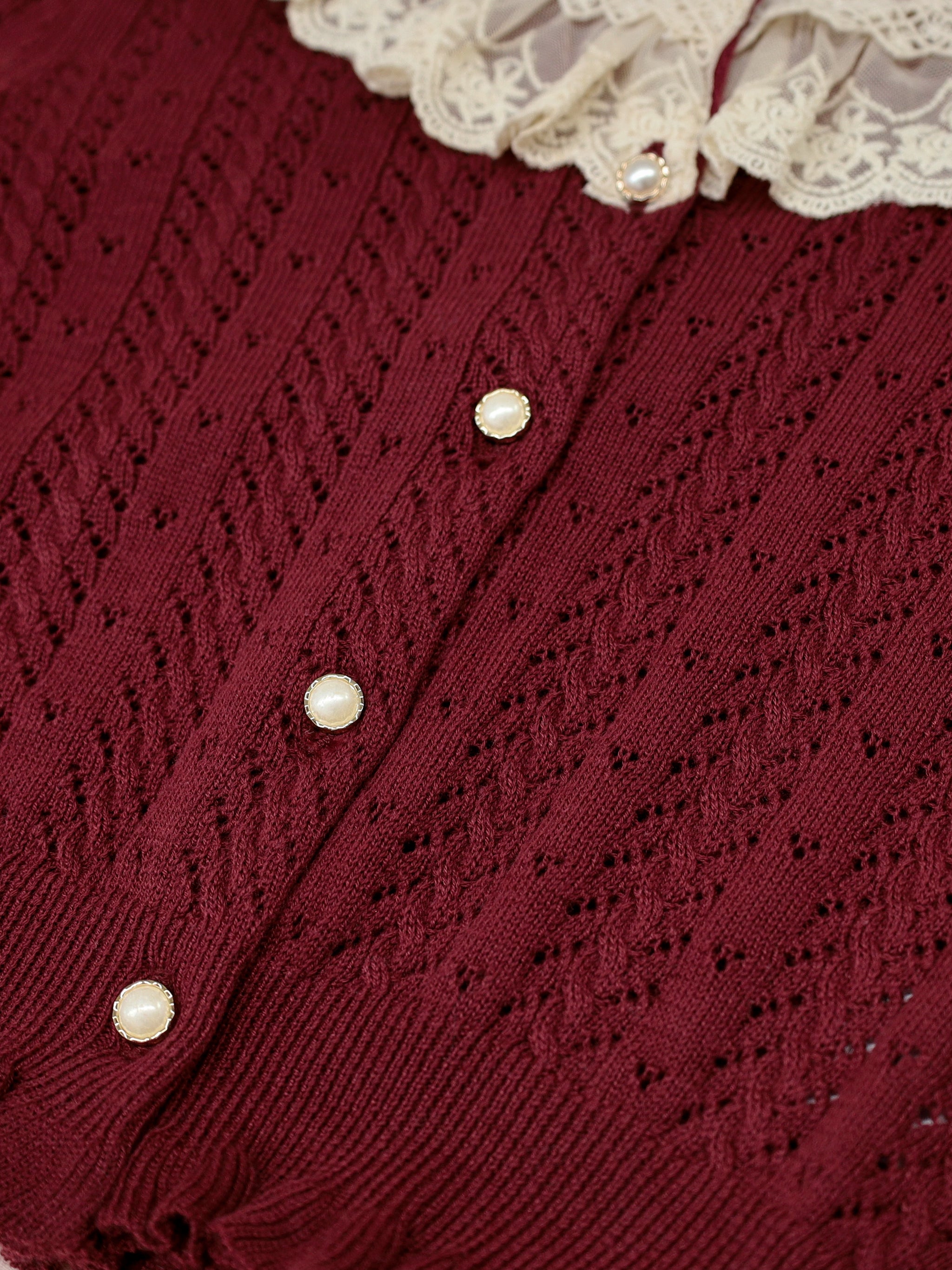 ロマンティックレースすかし編みカーディガン |Amavel(アマベル)公式サイト