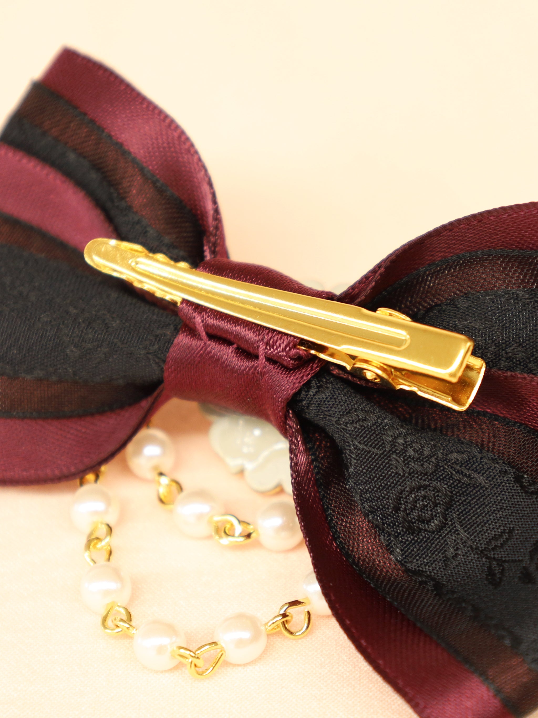 【メンバーズセール対象】Mysterious Doll ダブルリボンクリップ |Amavel(アマベル)公式サイト