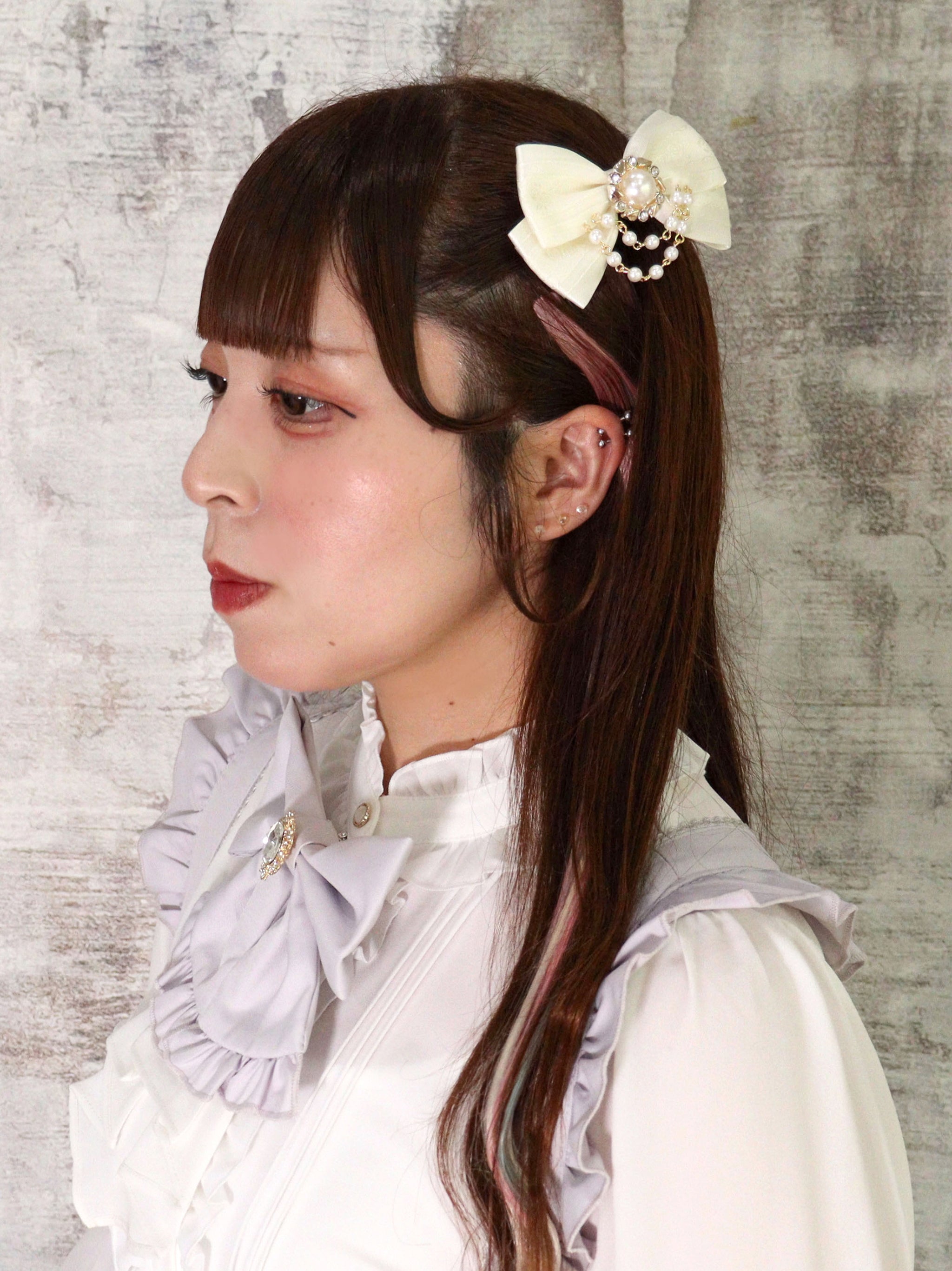 アウトレットセール対象】Mysterious Doll ダブルリボンクリップ