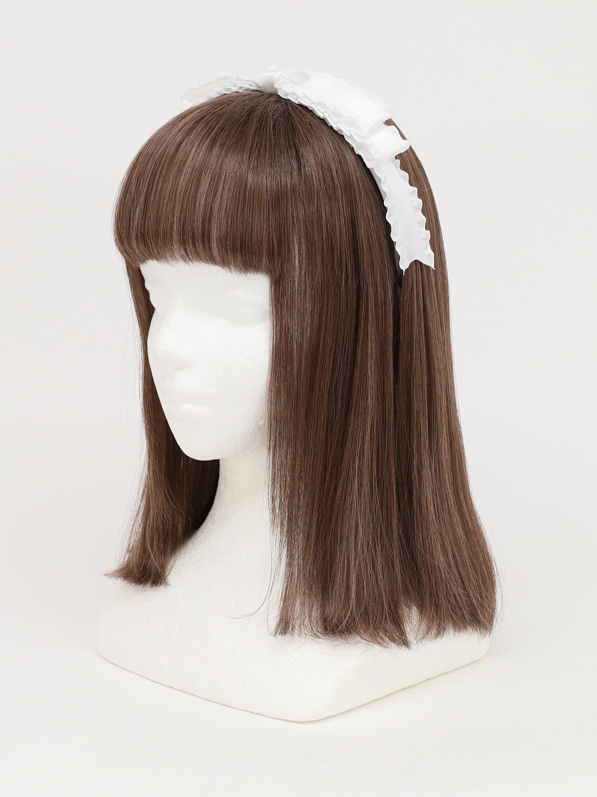 フリルリボンカチューシャ オフホワイト(Off White) FREE |Amavel(アマベル)公式サイト