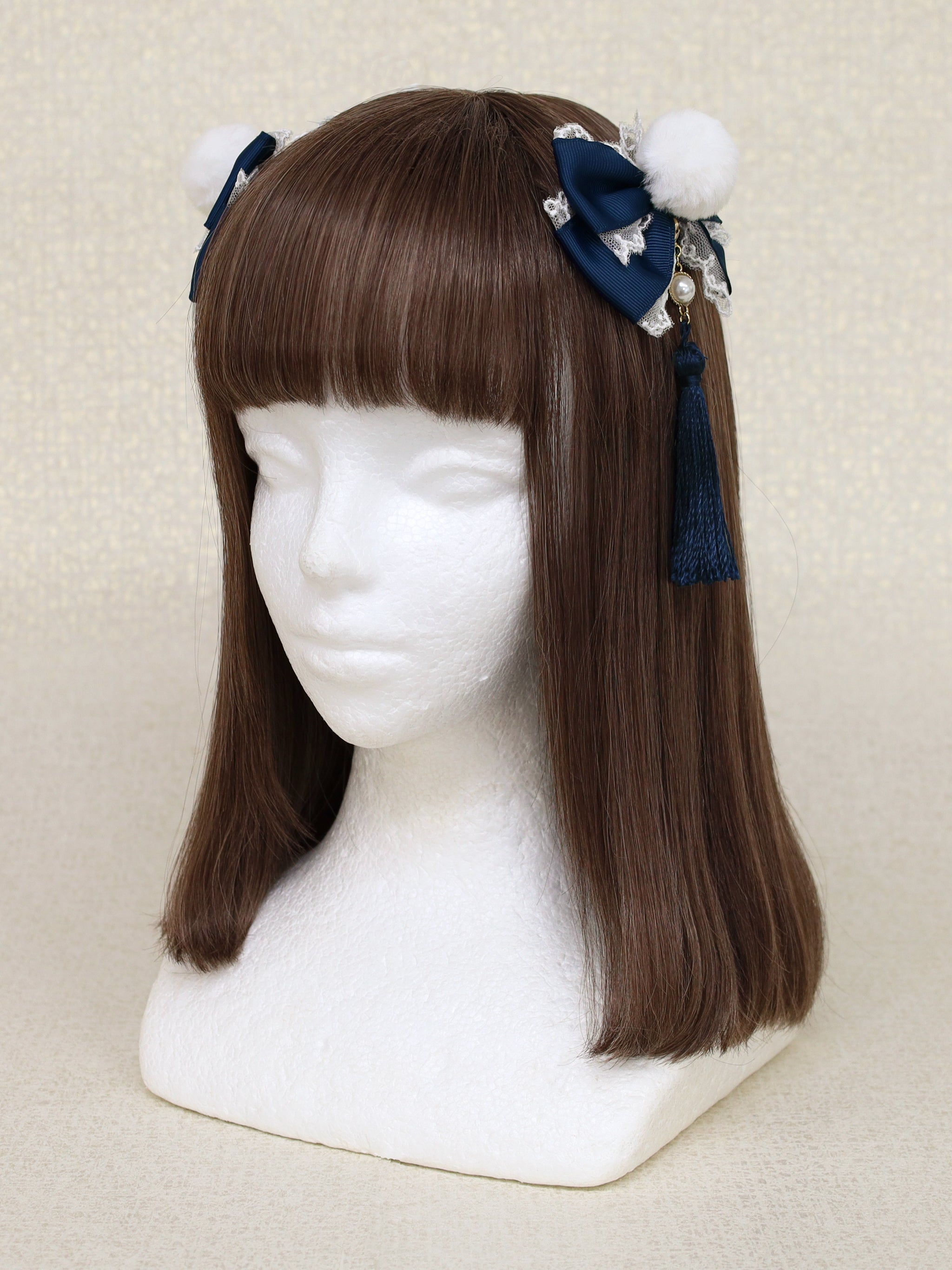 手まり遊びとシマエナガ ダブルリボンクリップ |Amavel(アマベル)公式サイト