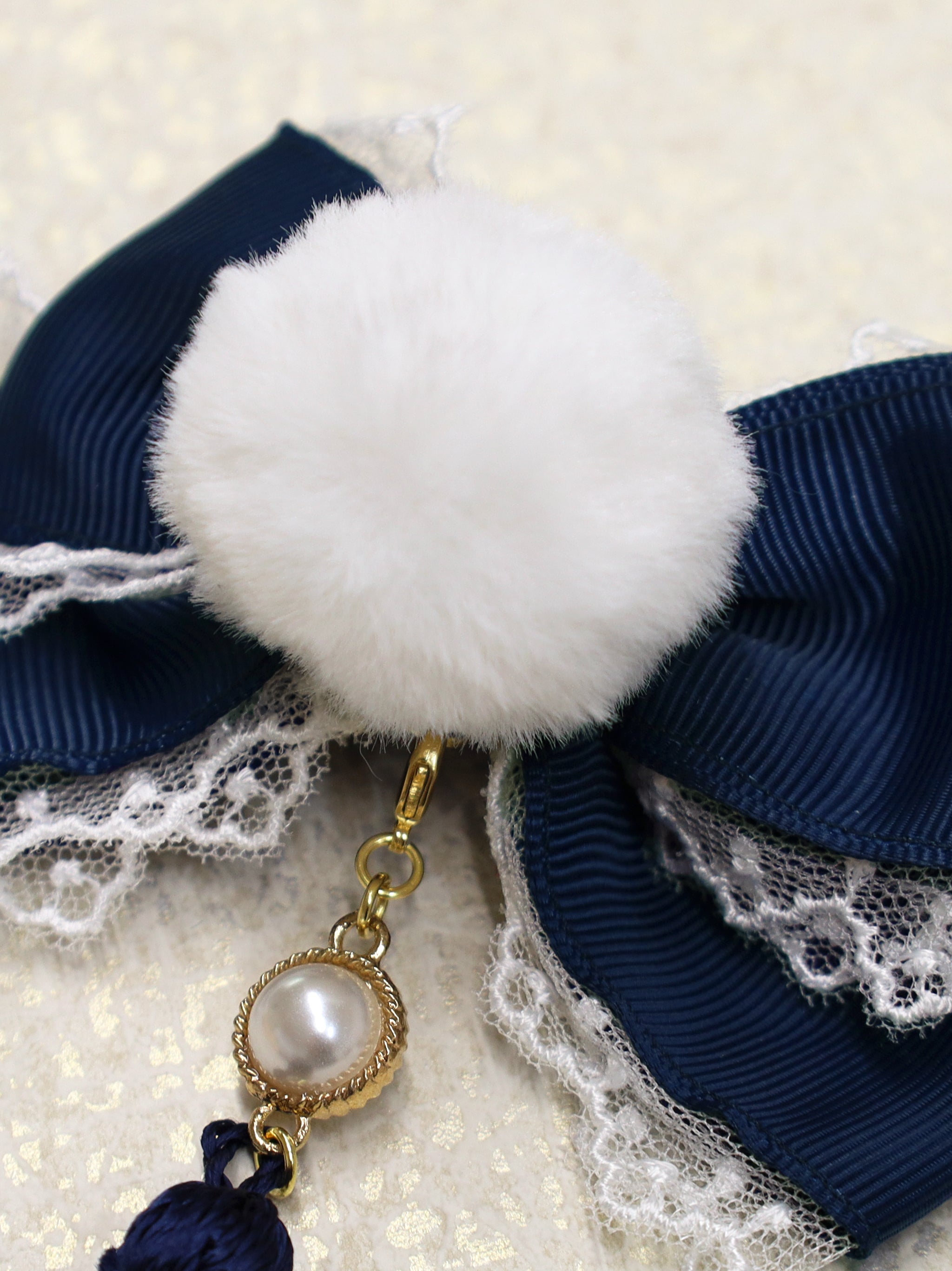 手まり遊びとシマエナガ ダブルリボンクリップ |Amavel(アマベル)公式サイト