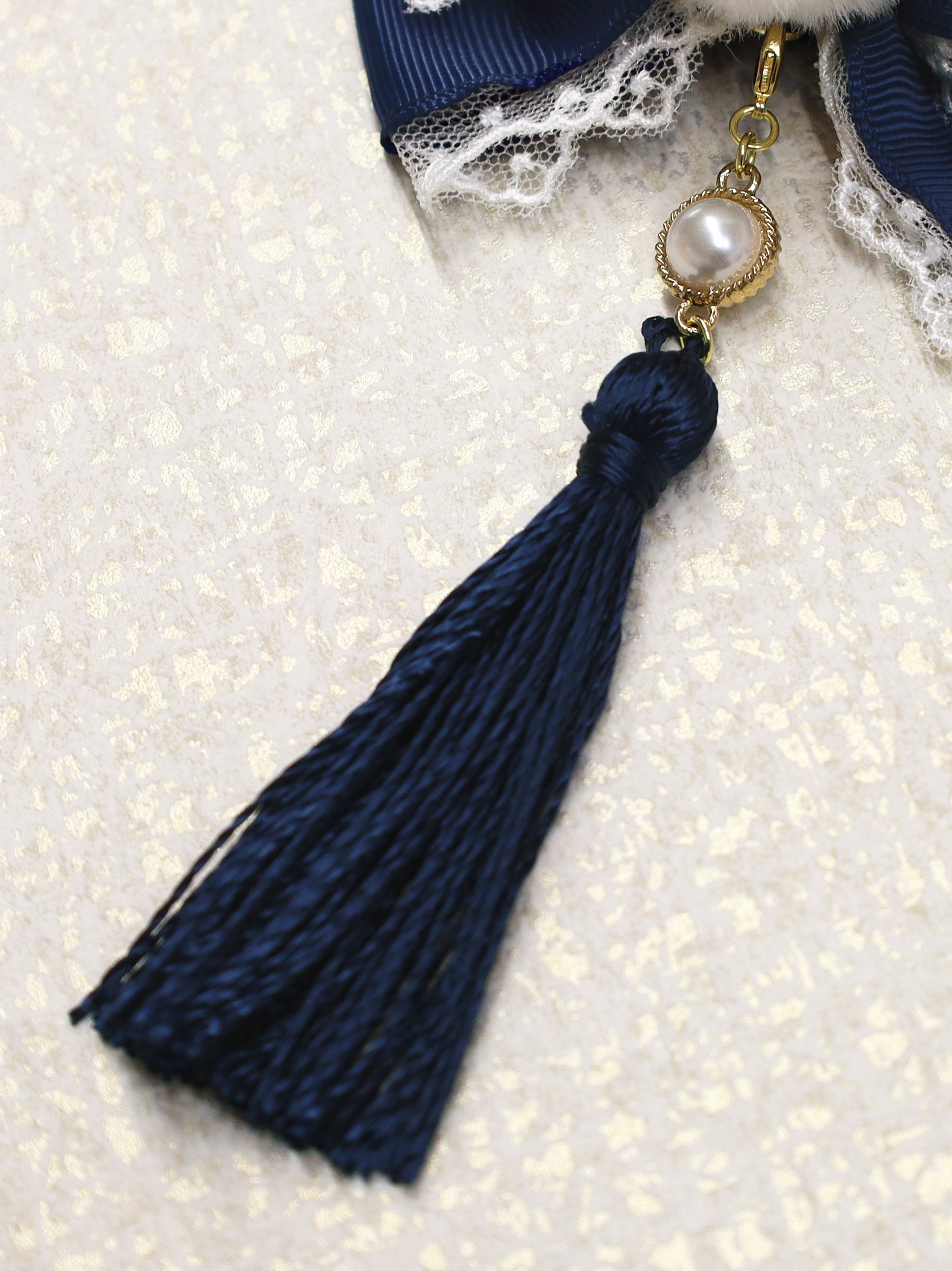 手まり遊びとシマエナガ ダブルリボンクリップ |Amavel(アマベル)公式サイト