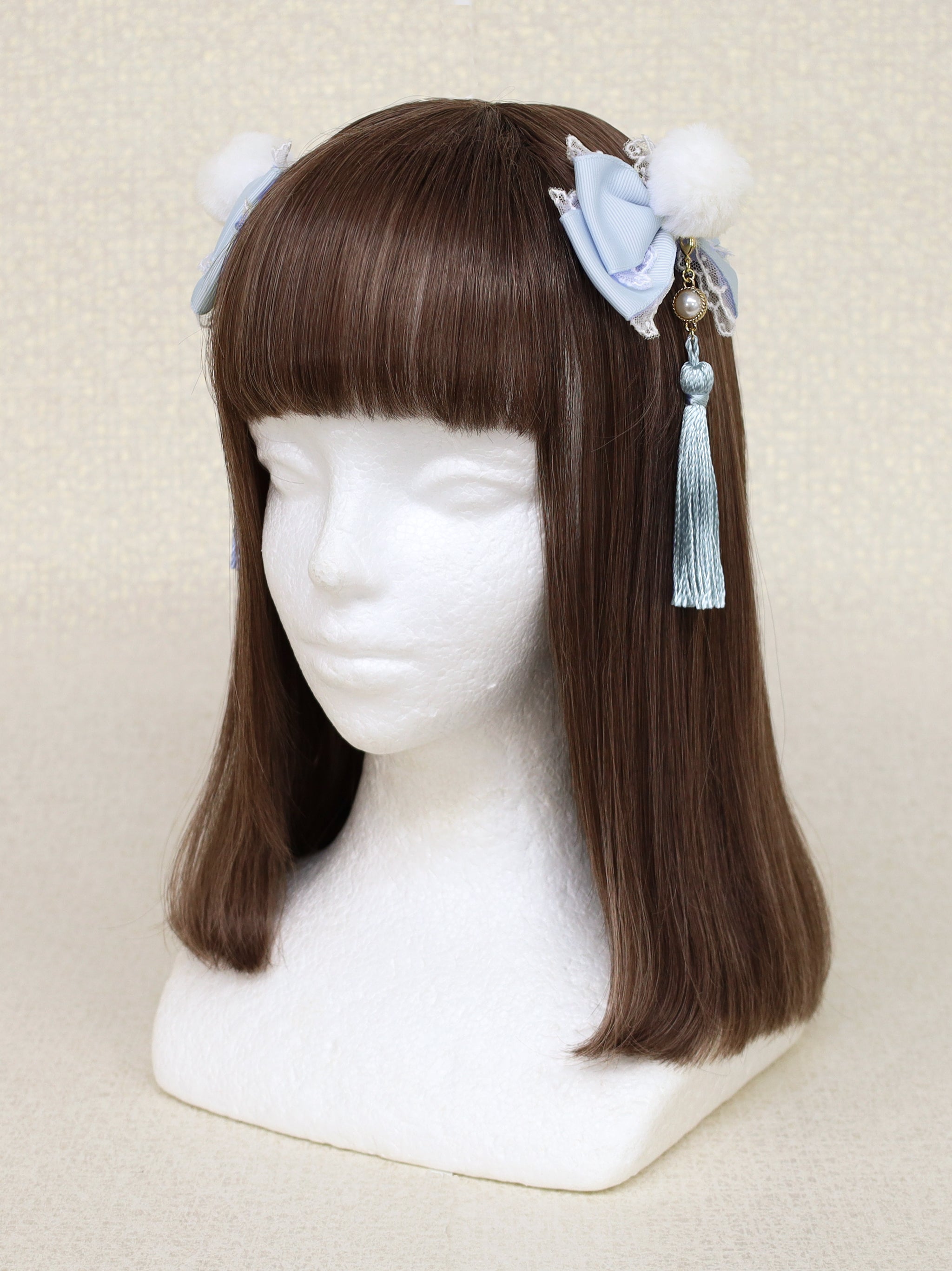 手まり遊びとシマエナガ ダブルリボンクリップ |Amavel(アマベル)公式サイト