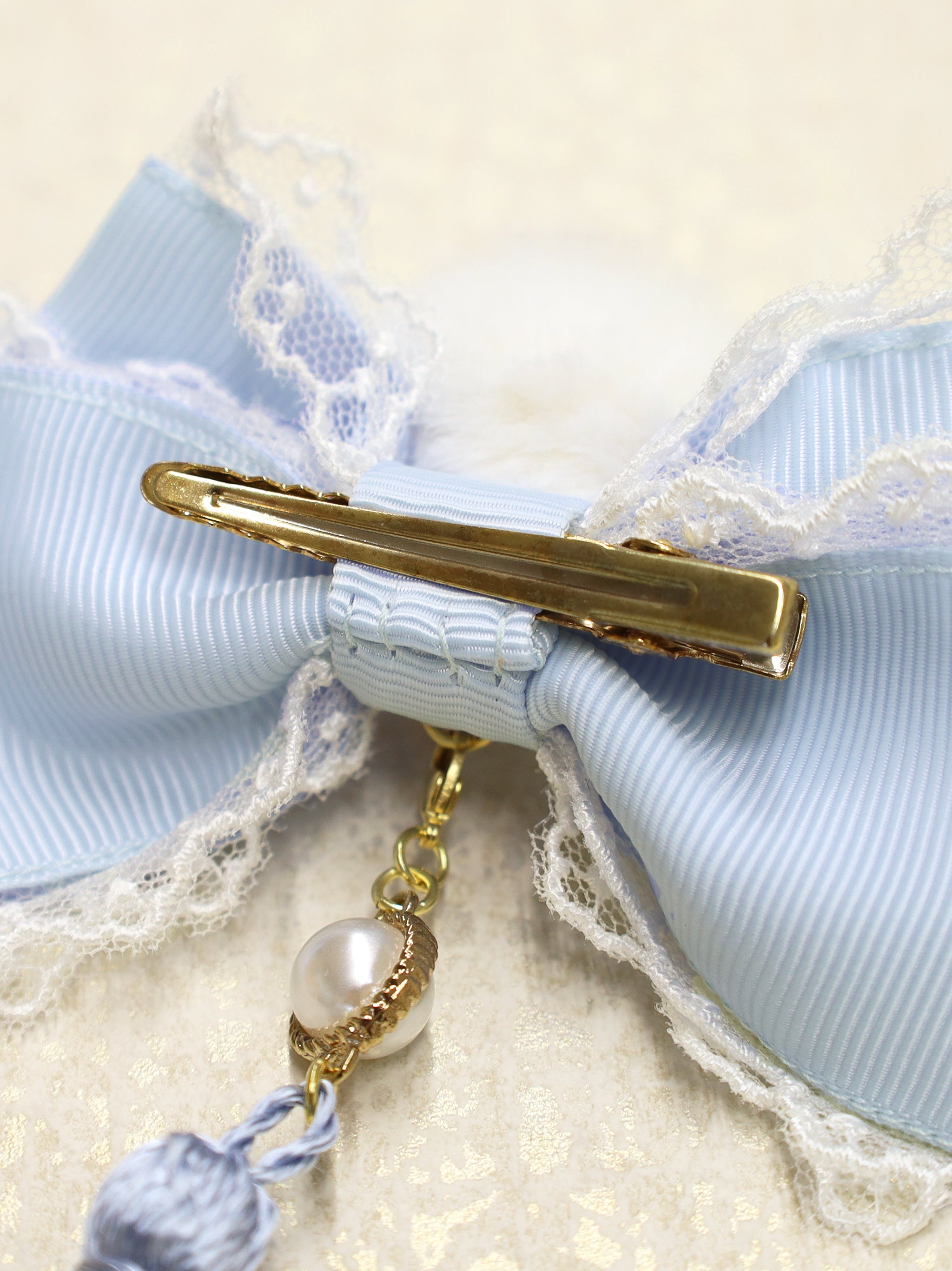 手まり遊びとシマエナガ ダブルリボンクリップ |Amavel(アマベル)公式サイト