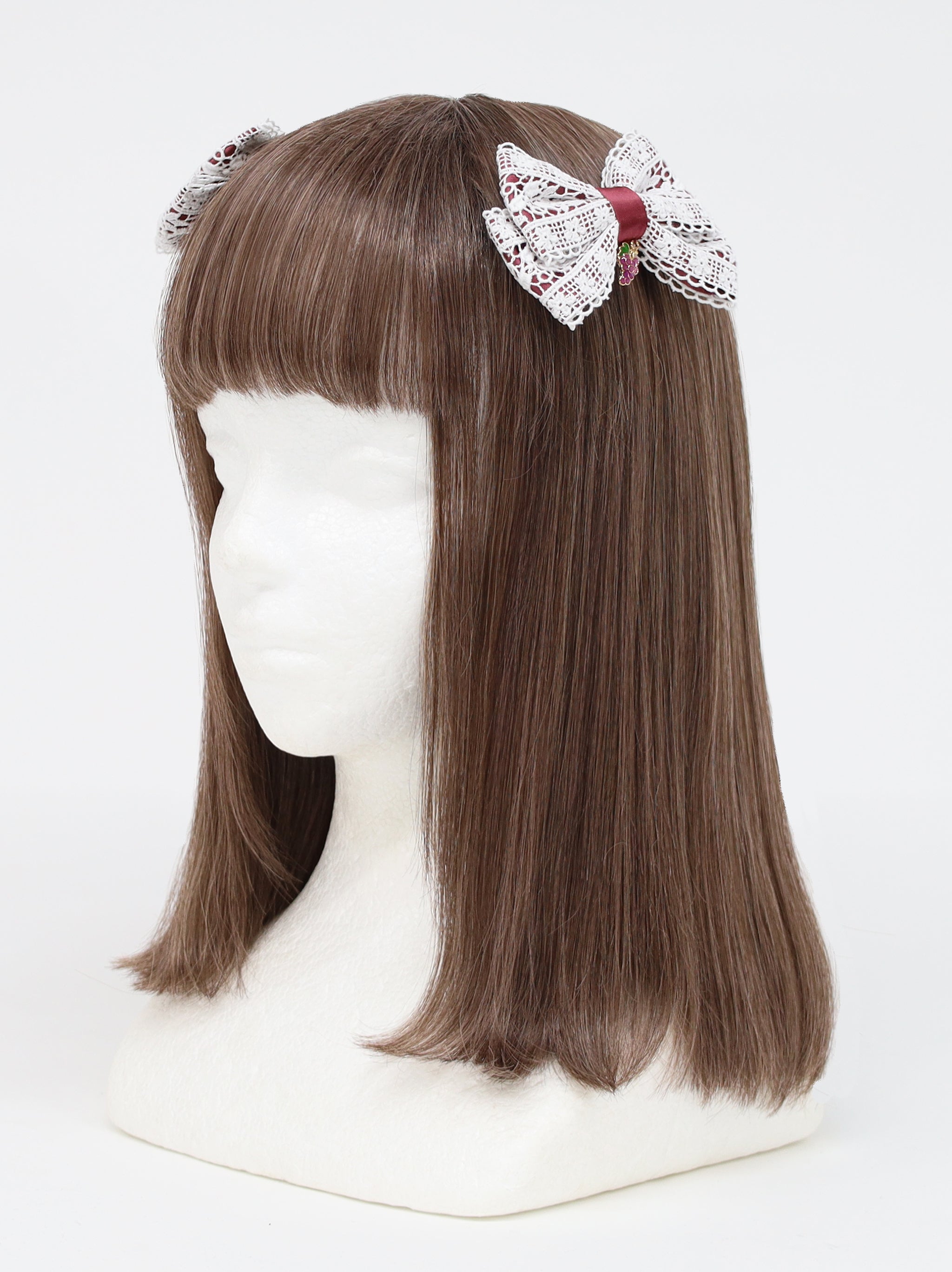 葡萄とりすの秋祭りダブルリボンクリップ パープル(Purple) FREE |Amavel(アマベル)公式サイト