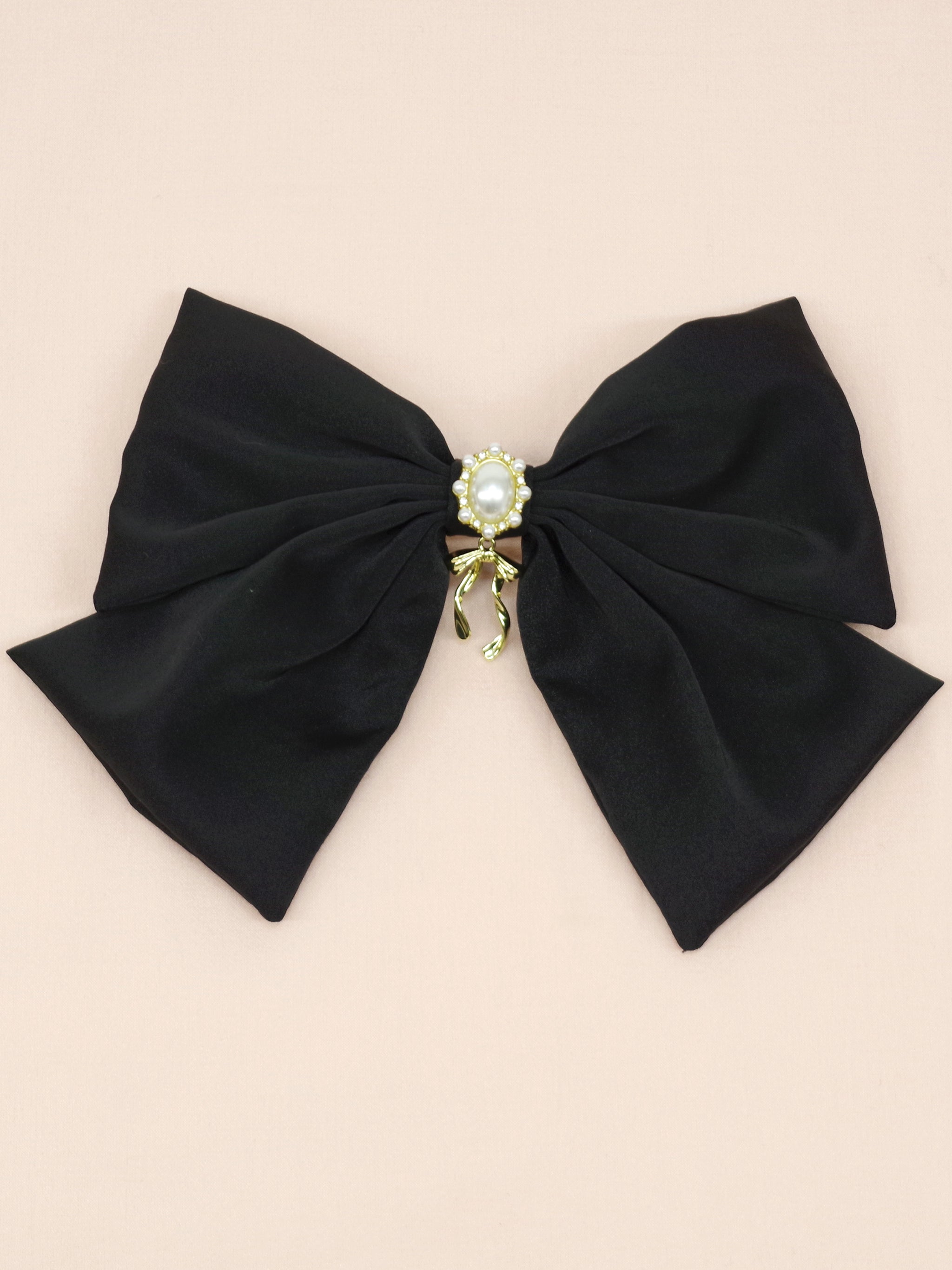 パール付ビッグリボンバレッタ |Amavel(アマベル)公式サイト