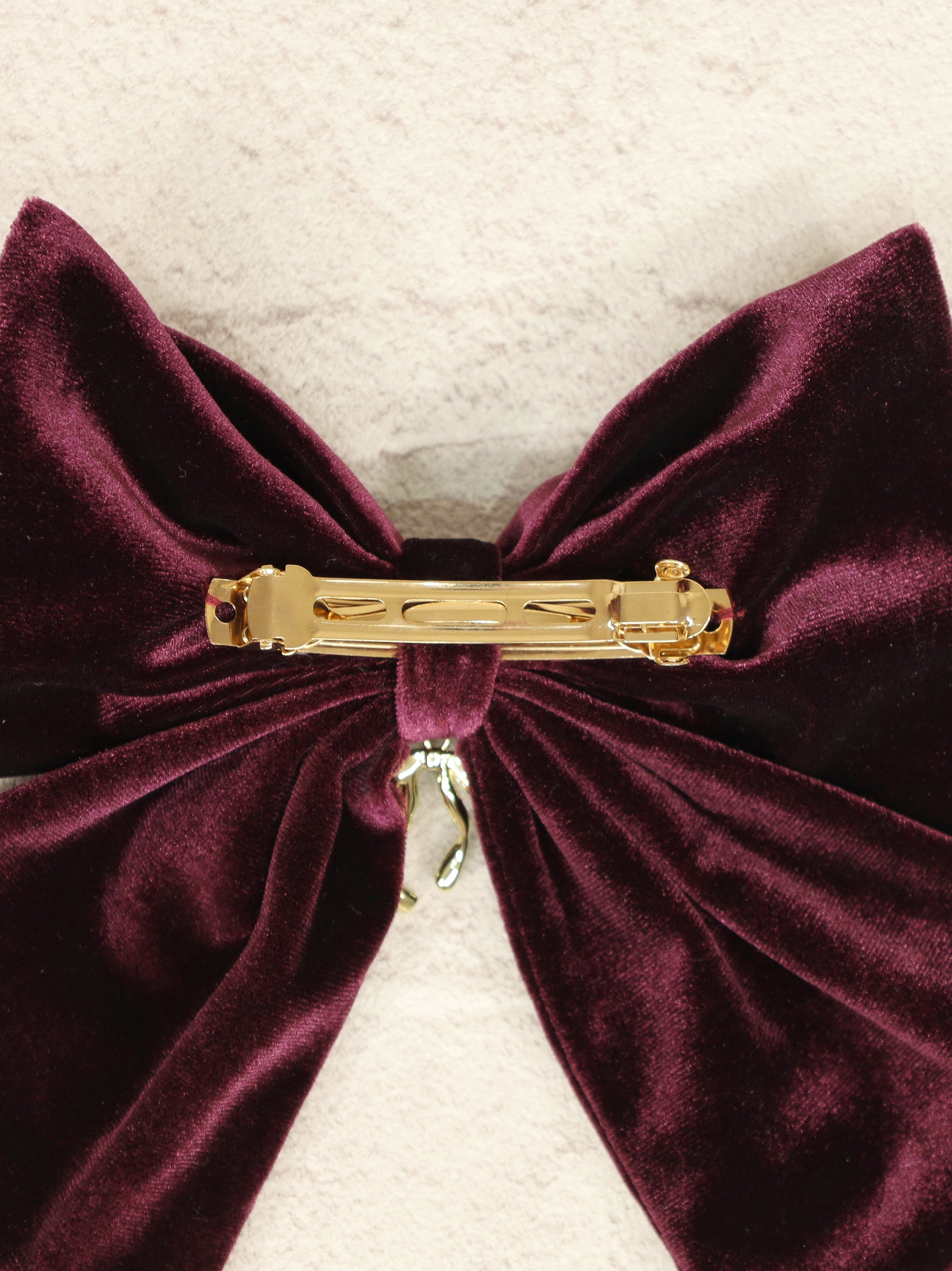 パール付ビッグリボンバレッタ |Amavel(アマベル)公式サイト