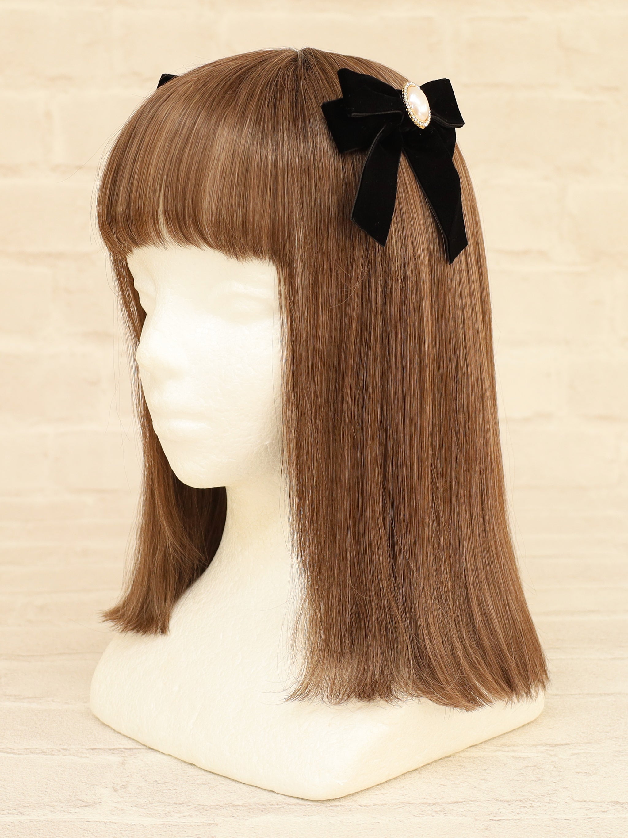 ベルベット Wリボンクリップ ブラック(Black) FREE |Amavel(アマベル)公式サイト