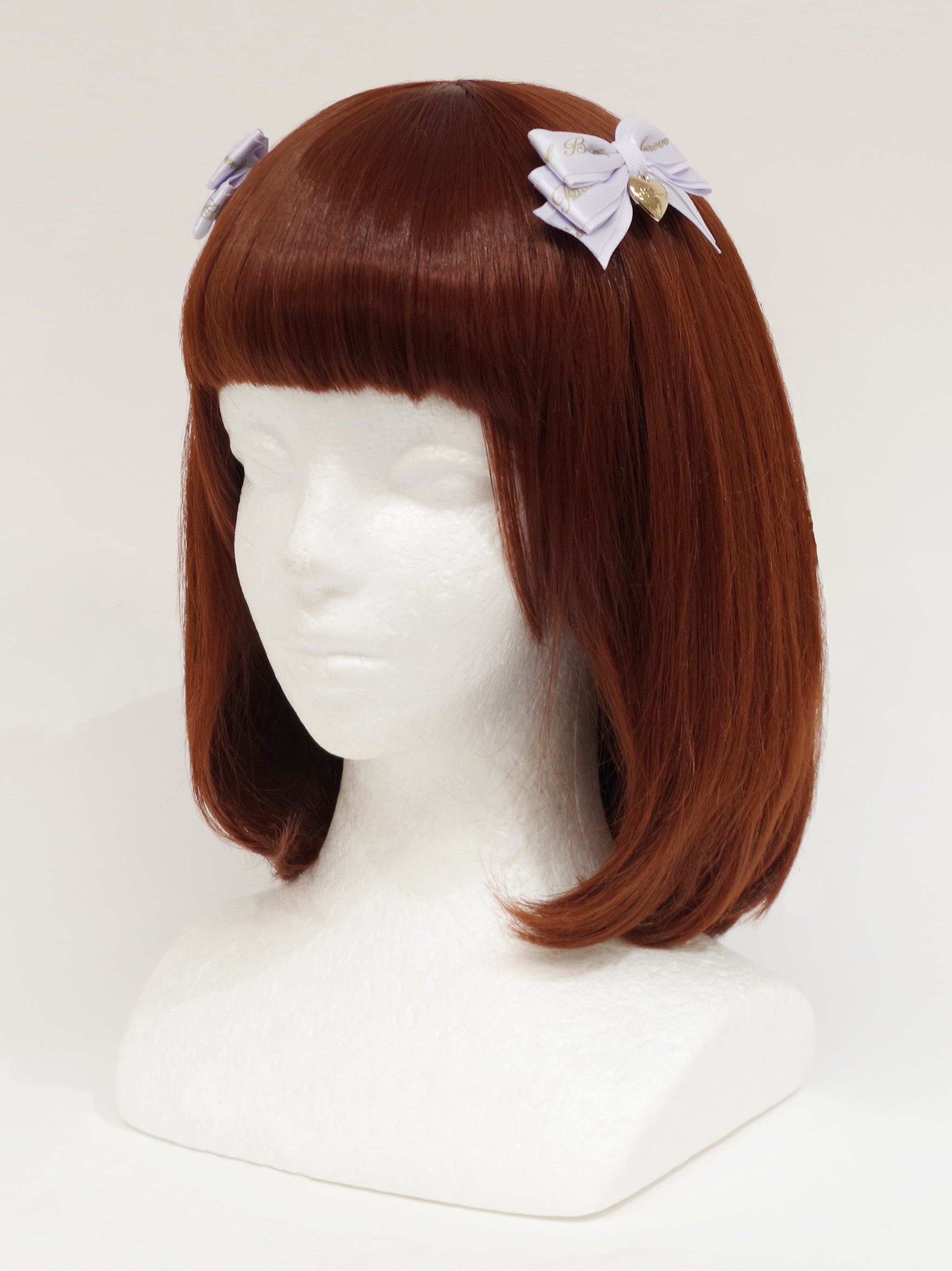 ハートチャーム付ダブルリボンミニクリップ |Amavel(アマベル)公式サイト