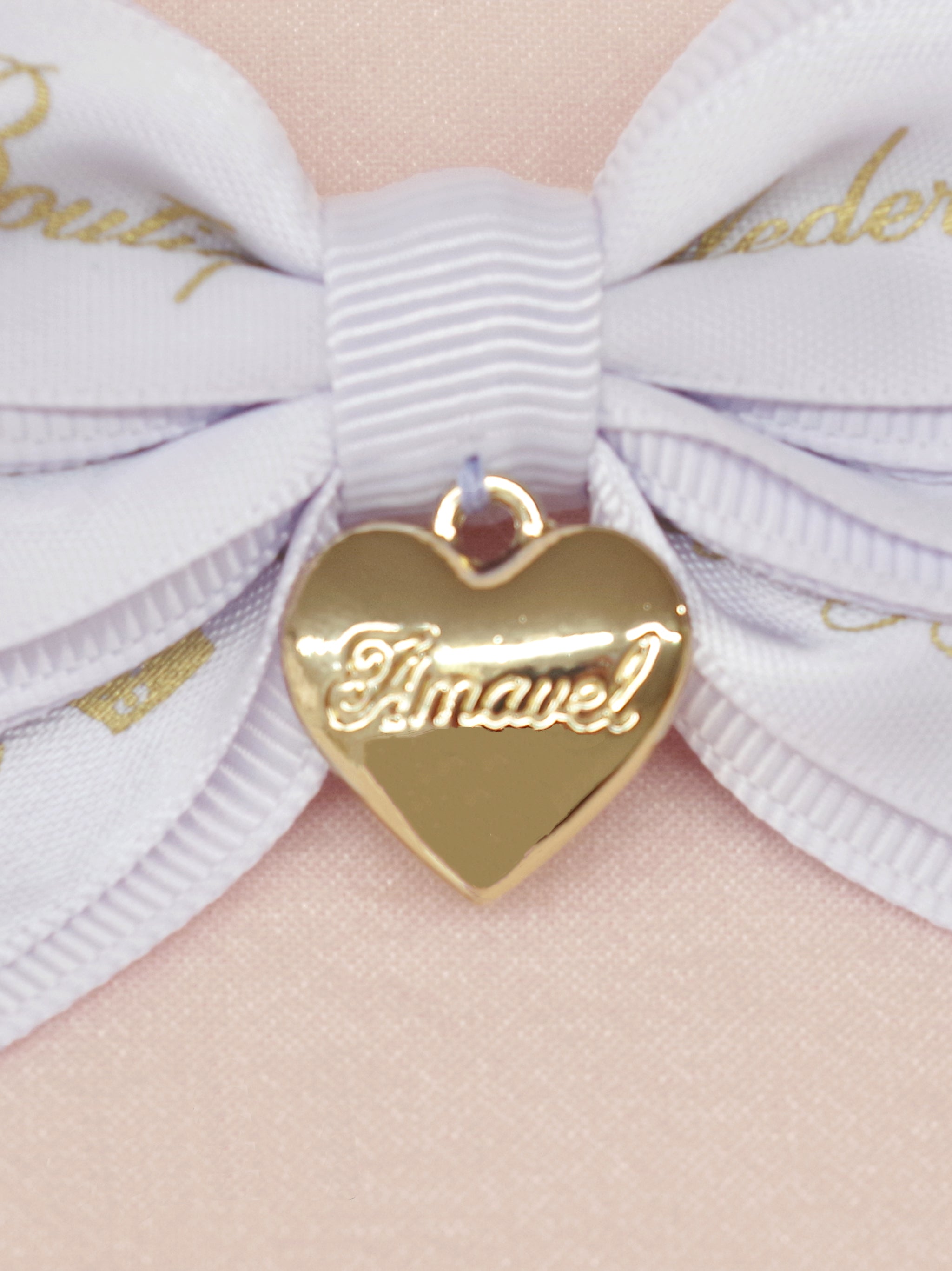 ハートチャーム付ダブルリボンミニクリップ |Amavel(アマベル)公式サイト