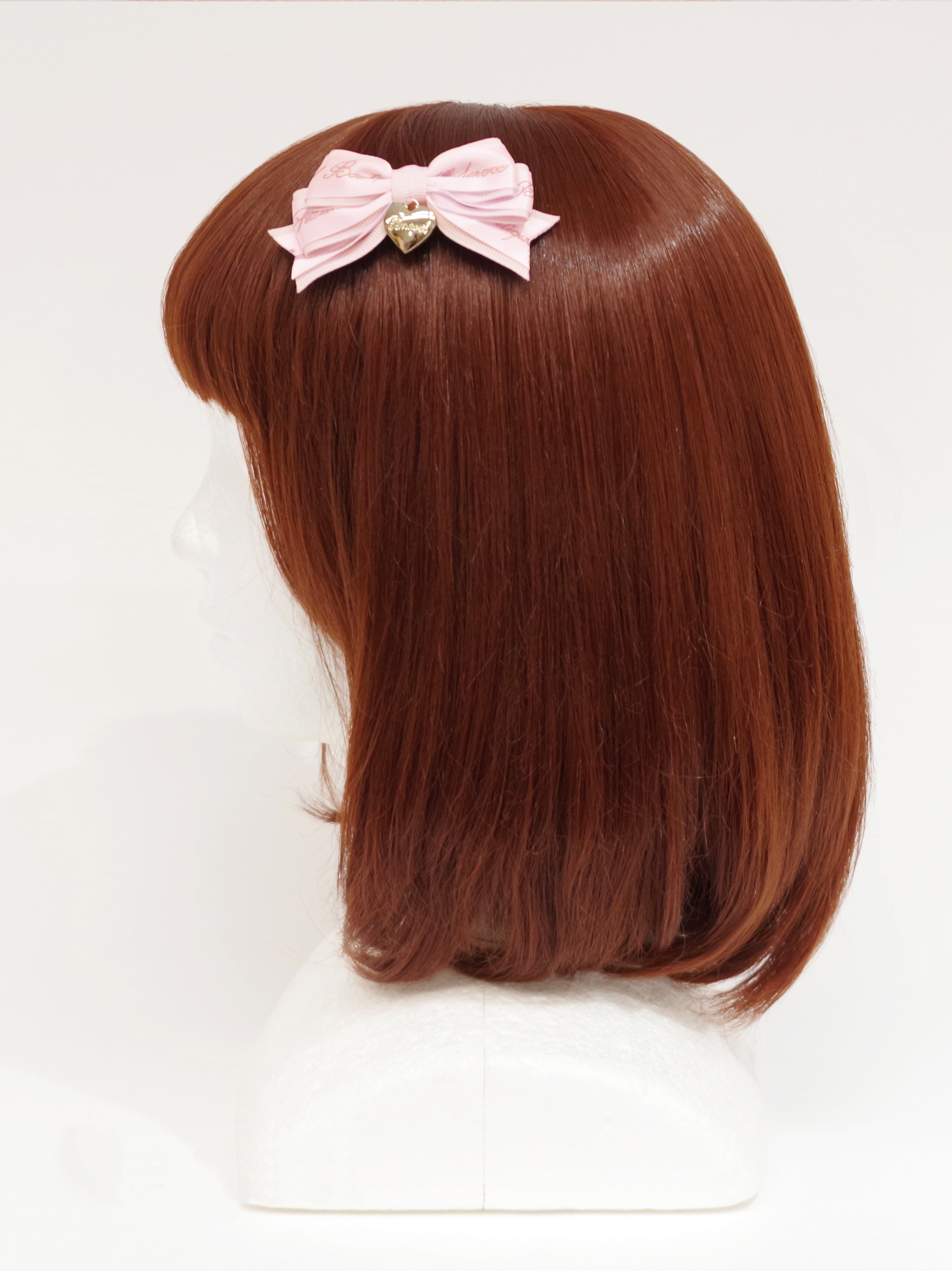 ハートチャーム付ダブルリボンミニクリップ |Amavel(アマベル)公式サイト