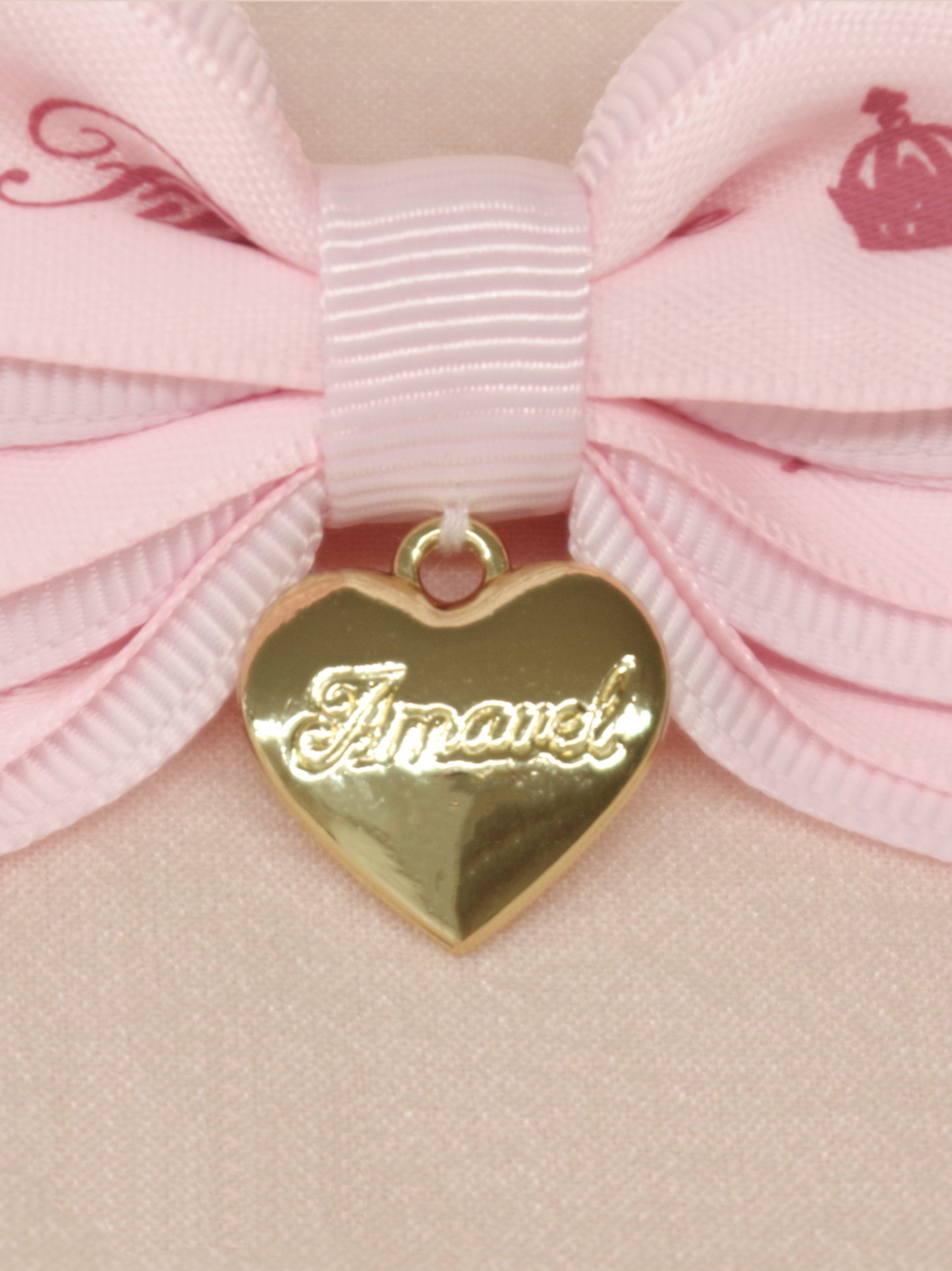 ハートチャーム付ダブルリボンミニクリップ |Amavel(アマベル)公式サイト