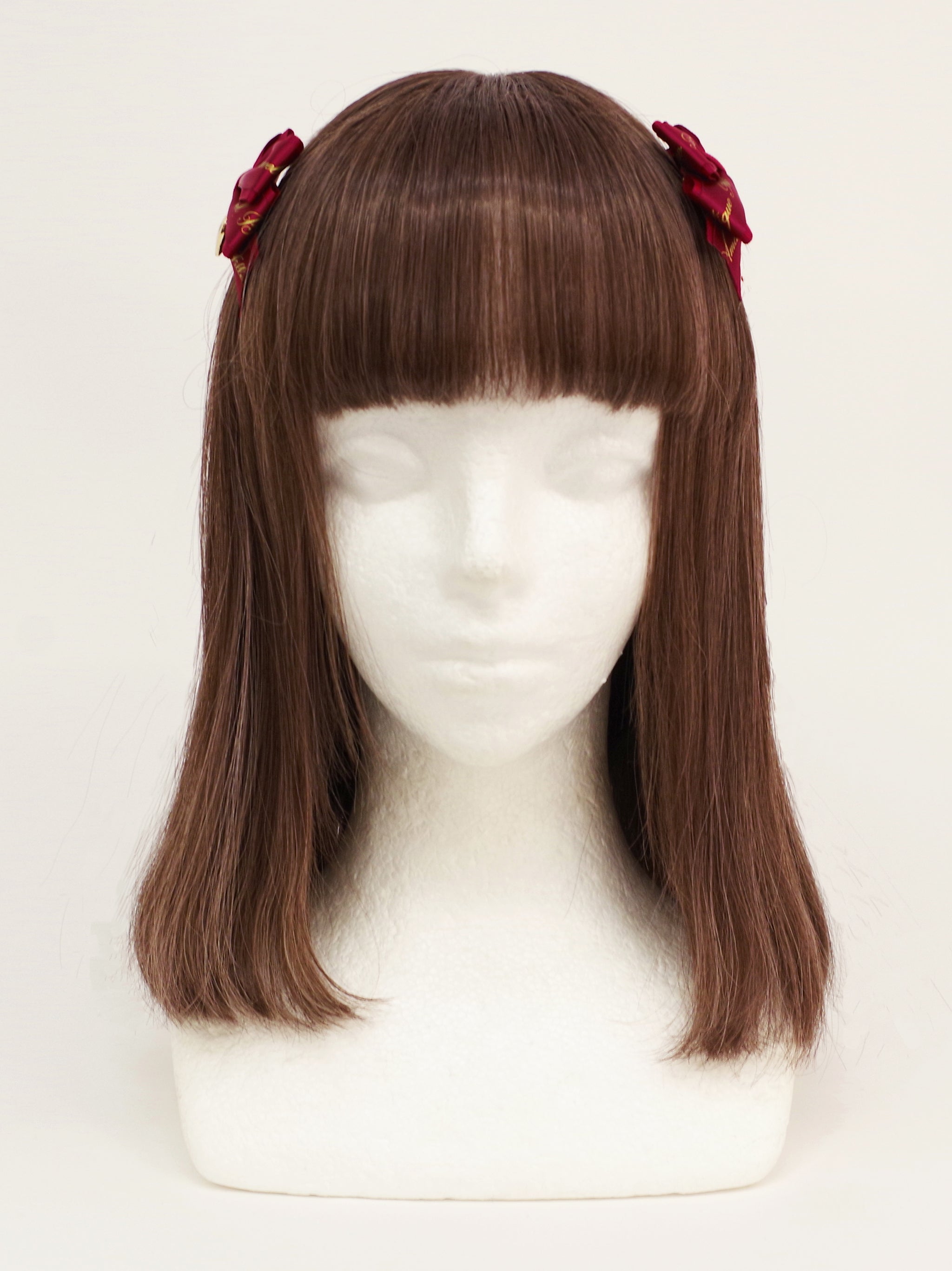 ハートチャーム付ダブルリボンミニクリップ |Amavel(アマベル)公式サイト