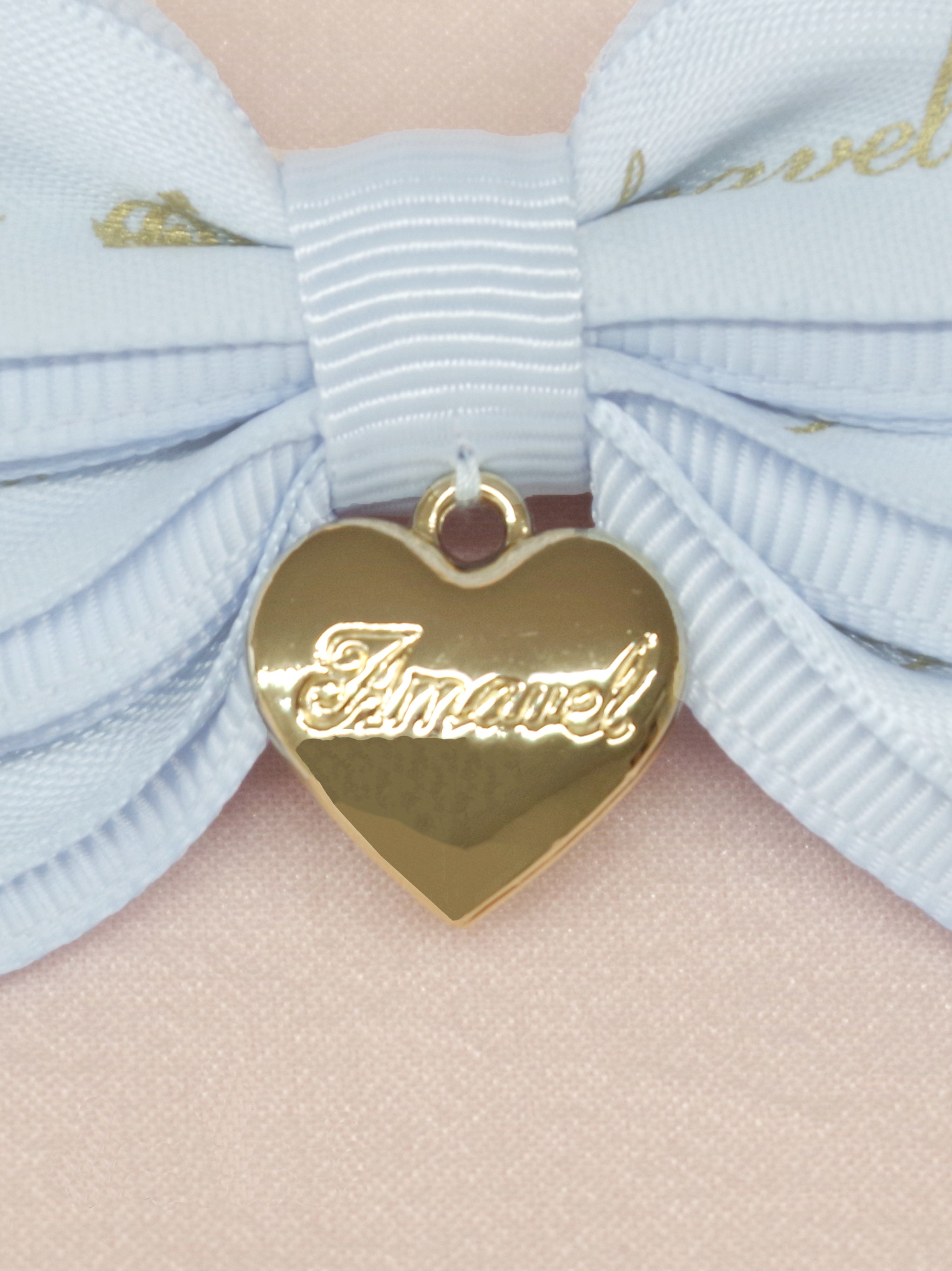 ハートチャーム付ダブルリボンミニクリップ |Amavel(アマベル)公式サイト