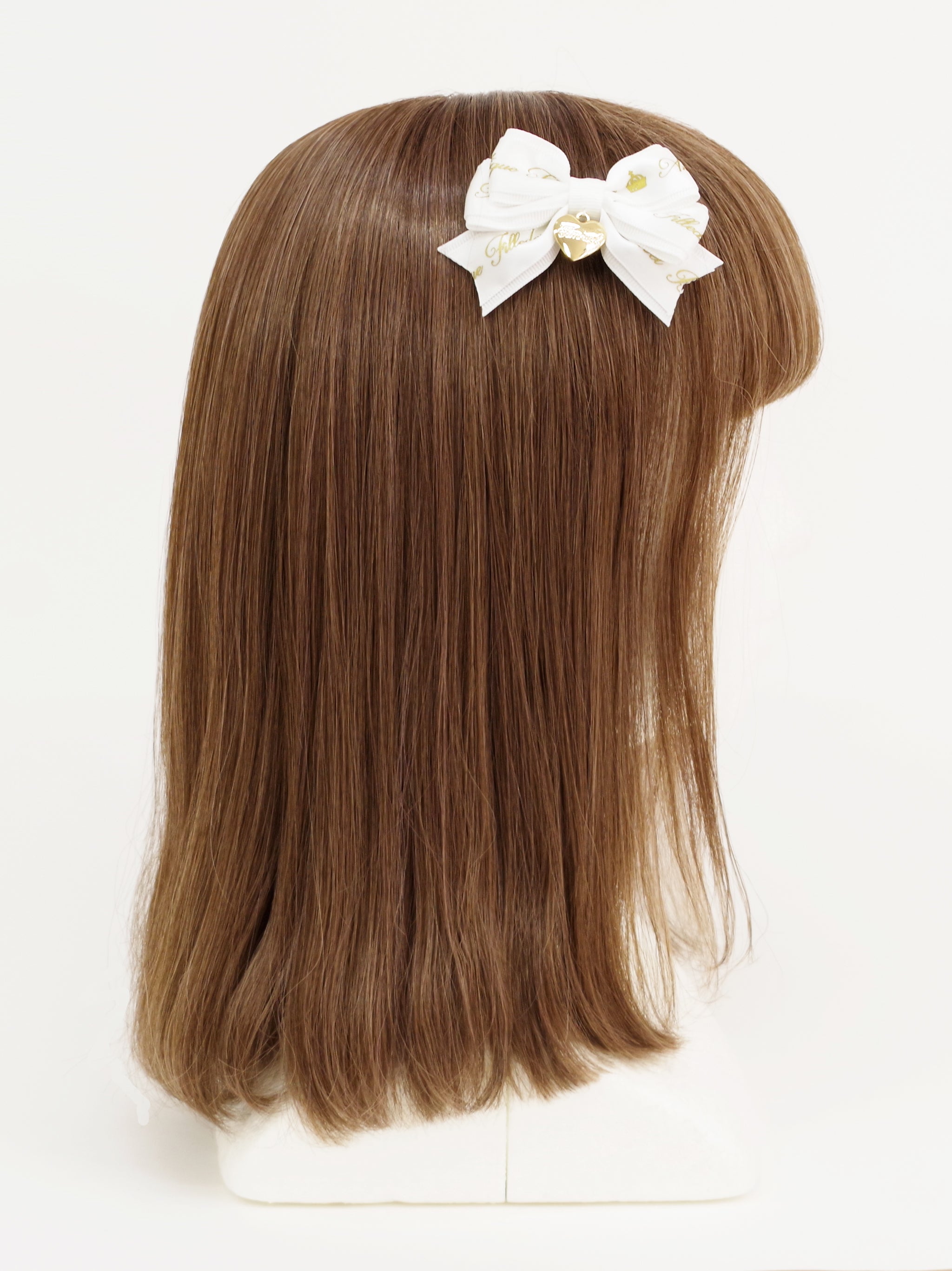 ハートチャーム付ダブルリボンミニクリップ |Amavel(アマベル)公式サイト