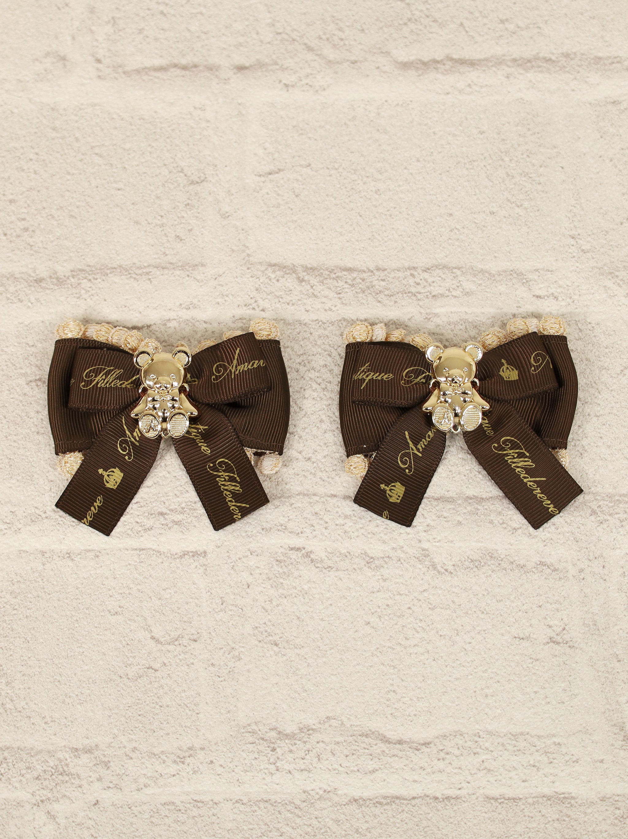 Holy Night Bear ダブルリボンクリップ |Amavel(アマベル)公式サイト