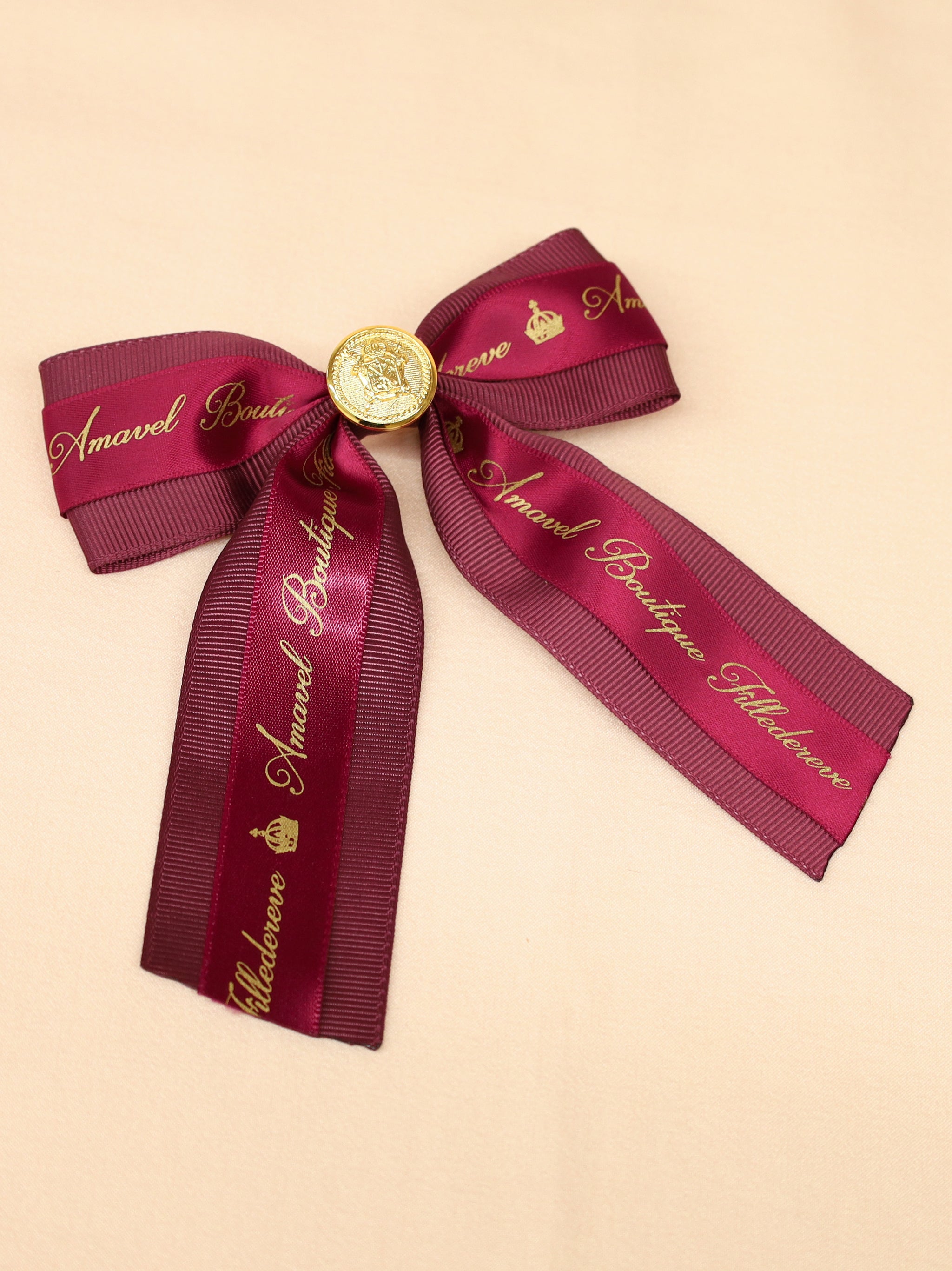 ロゴリボンブローチ付ベレー帽 |Amavel(アマベル)公式サイト