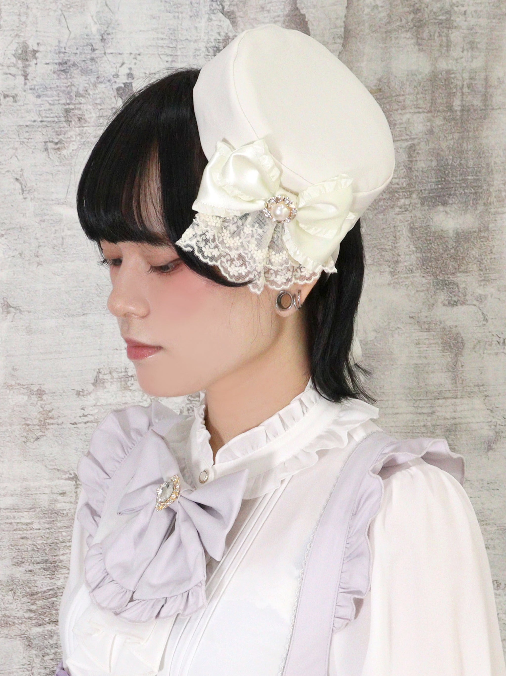 Mysterious Doll カクテルハット アイボリー(Ivory) FREE |Amavel(アマベル)公式サイト