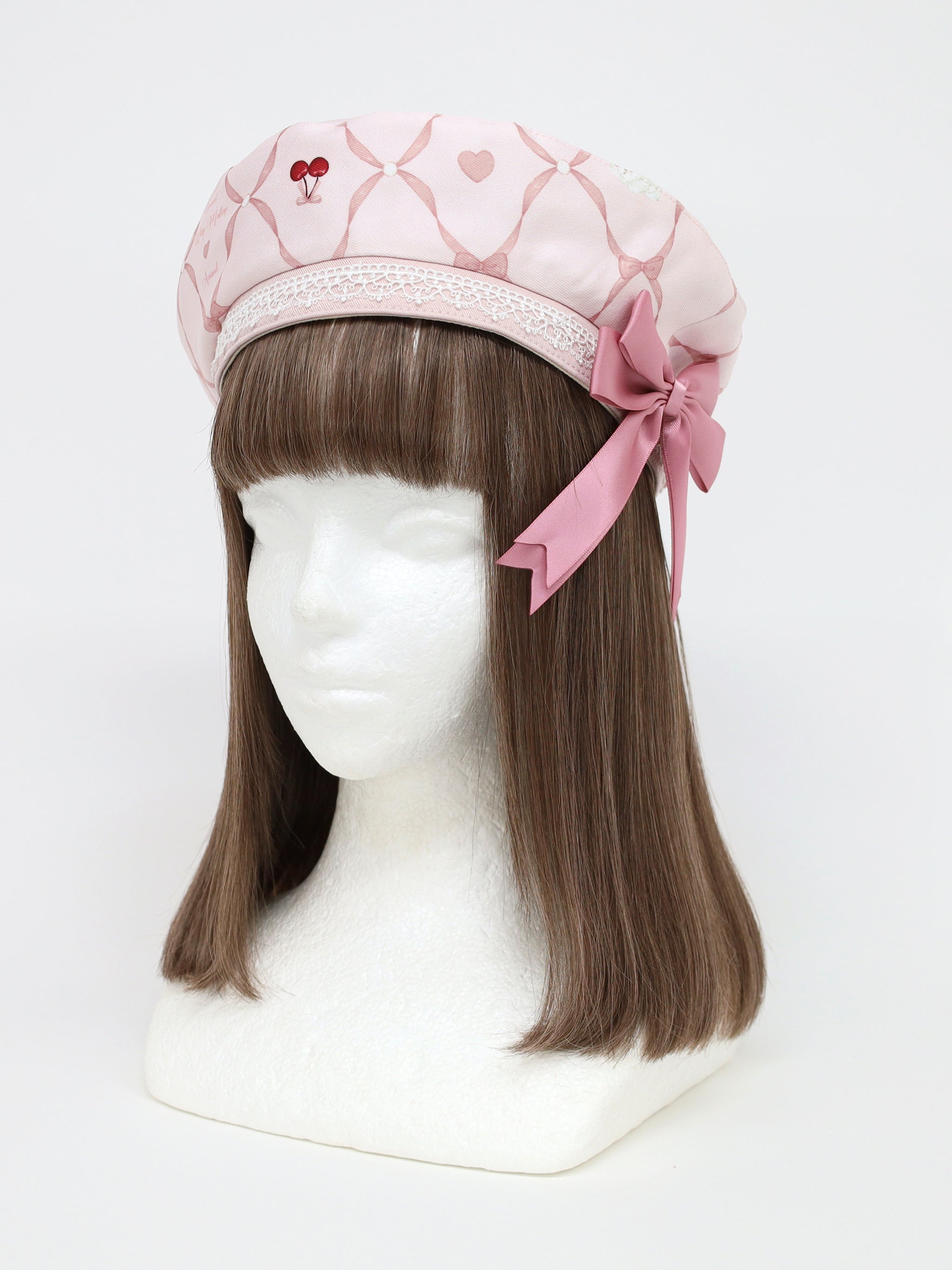 Sweet Whip プリントベレー帽 ピンク(Pink) FREE |Amavel(アマベル)公式サイト