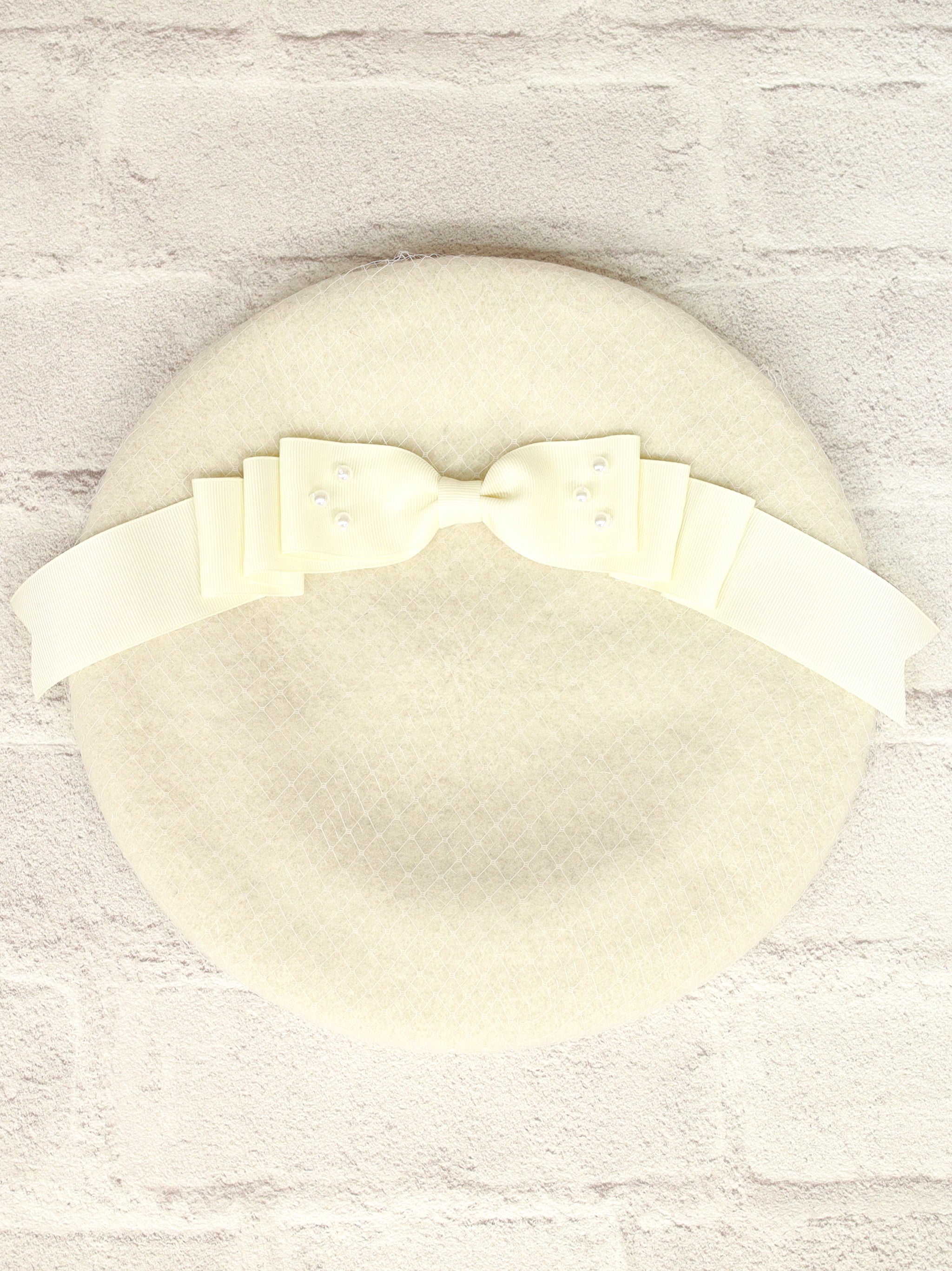 チュールリボン付フェルトベレー帽 |Amavel(アマベル)公式サイト