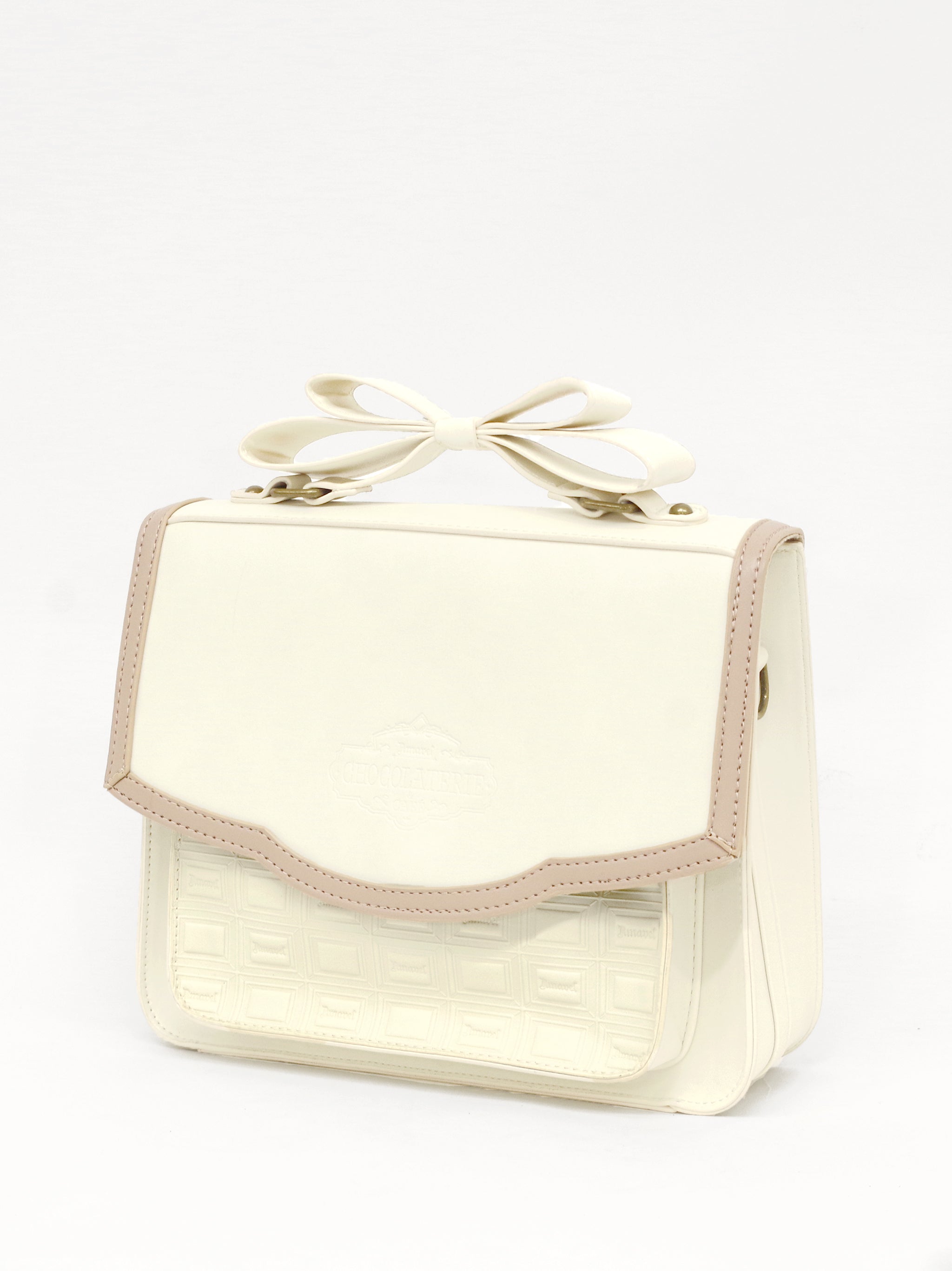 喫茶アマベルのショコラトリーサッチェルバッグ アイボリー(Ivory) FREE |Amavel(アマベル)公式サイト