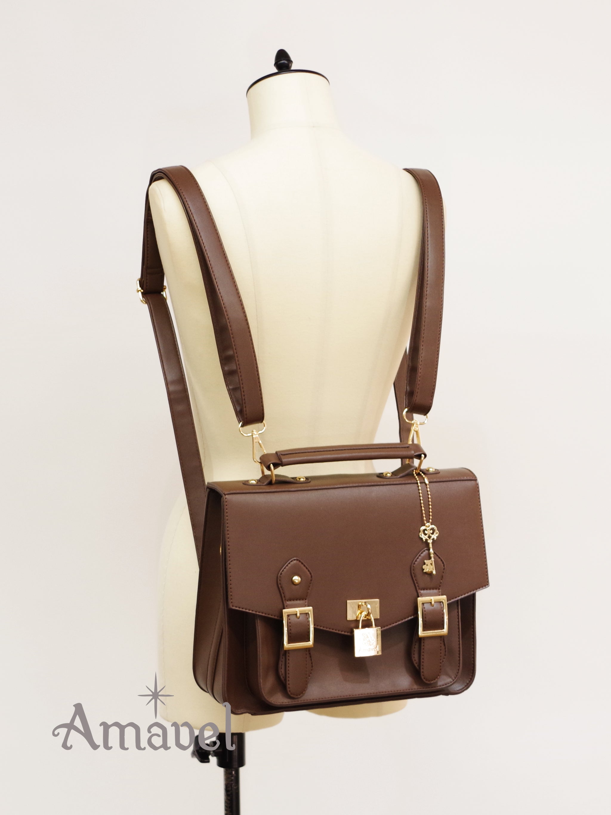 カギ付ミニサッチェルバッグ |Amavel(アマベル)公式サイト