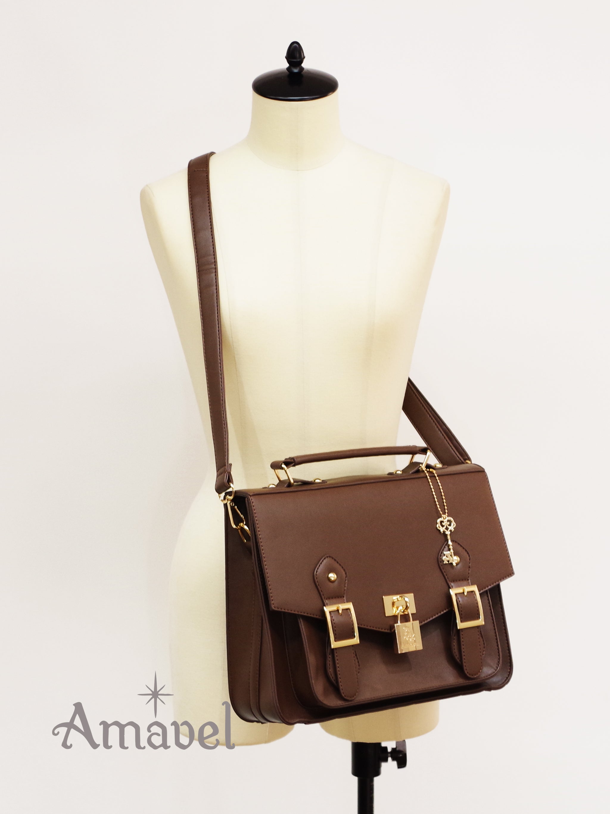 カギ付ミニサッチェルバッグ |Amavel(アマベル)公式サイト