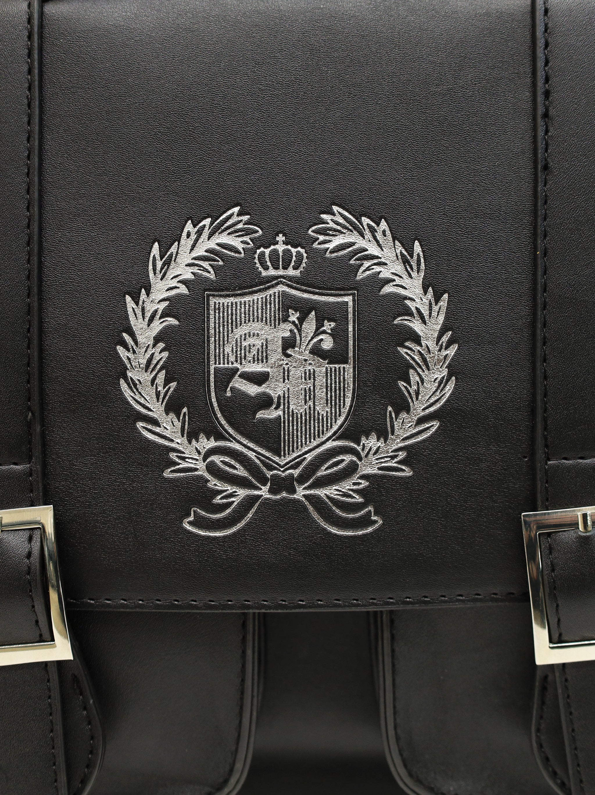 エンブレム入りダブルポケットサッチェルバッグ |Amavel(アマベル)公式サイト