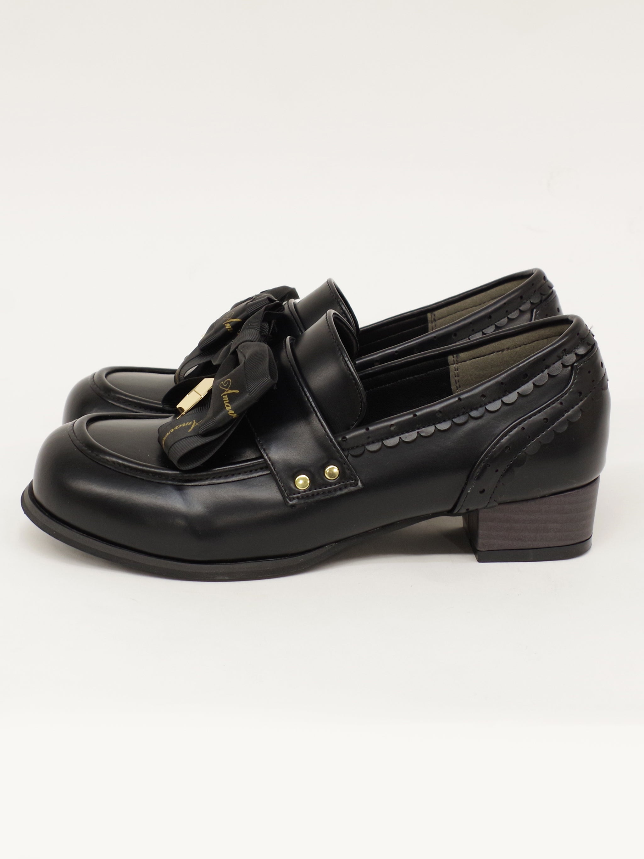 喫茶アマベルのショコラトリーローヒールローファーパンプス |Amavel(アマベル)公式サイト