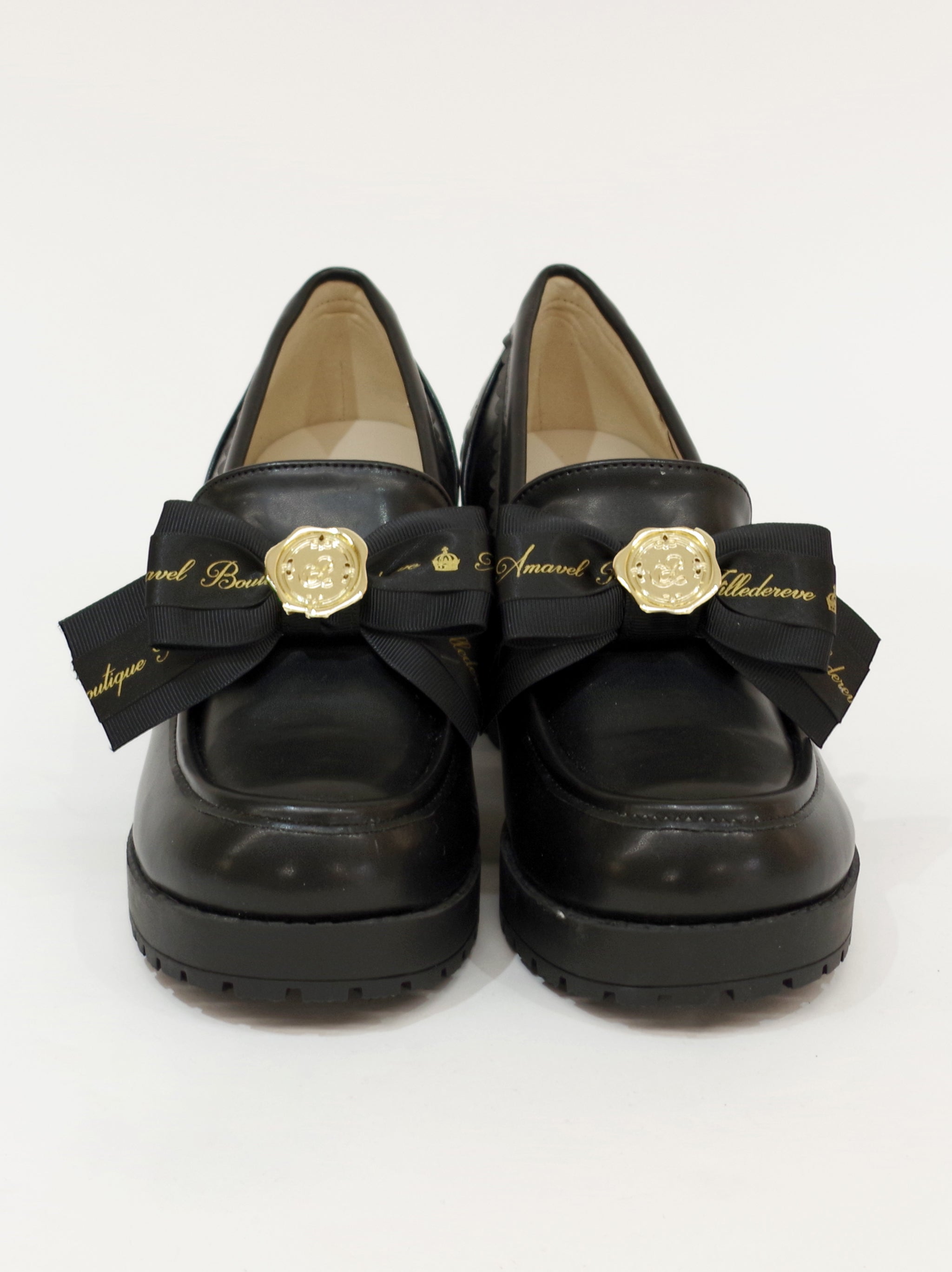 ロゴリボン付ビブラムローファーパンプス |Amavel(アマベル)公式サイト