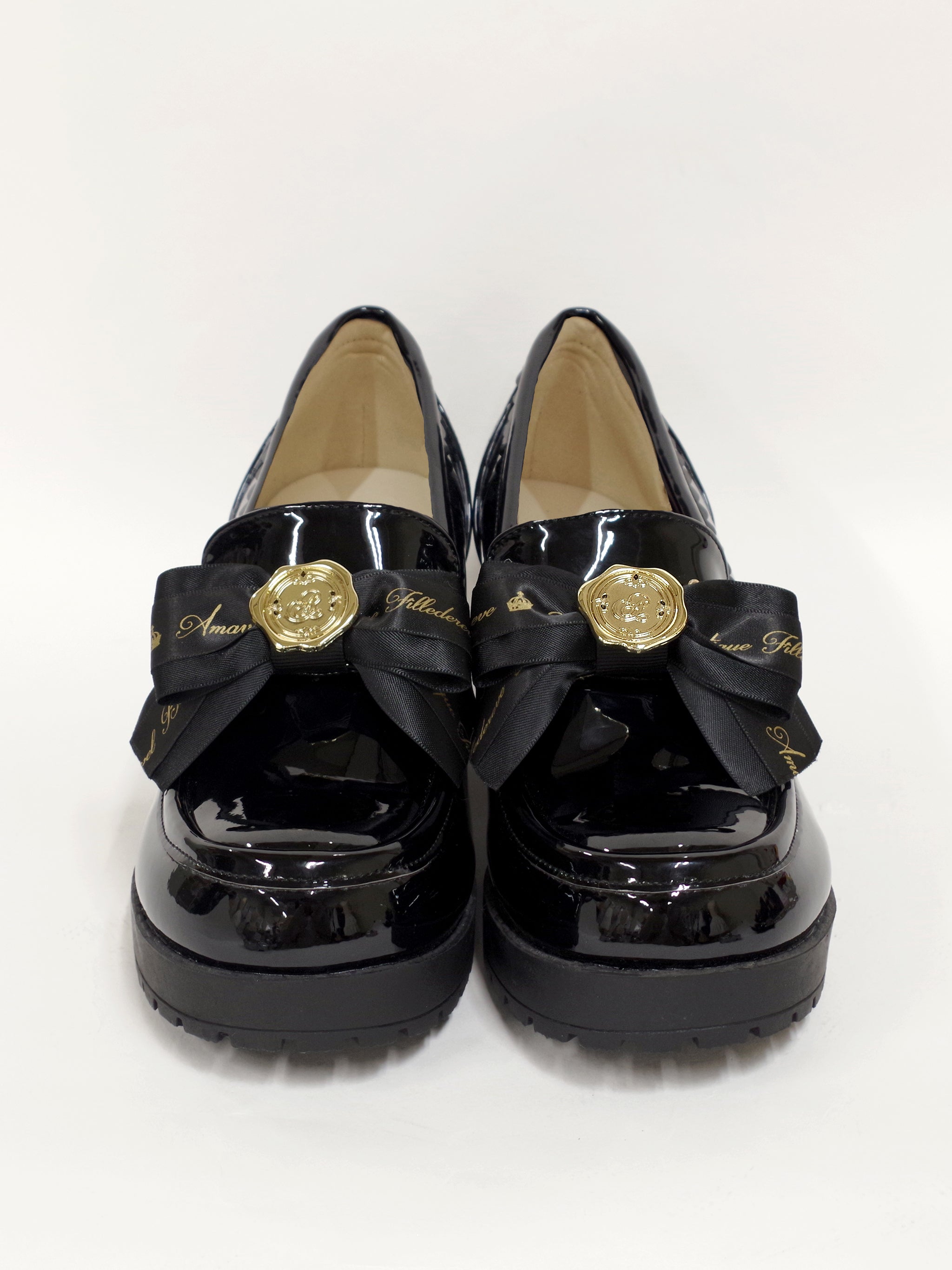 ロゴリボン付ビブラムローファーパンプス |Amavel(アマベル)公式サイト