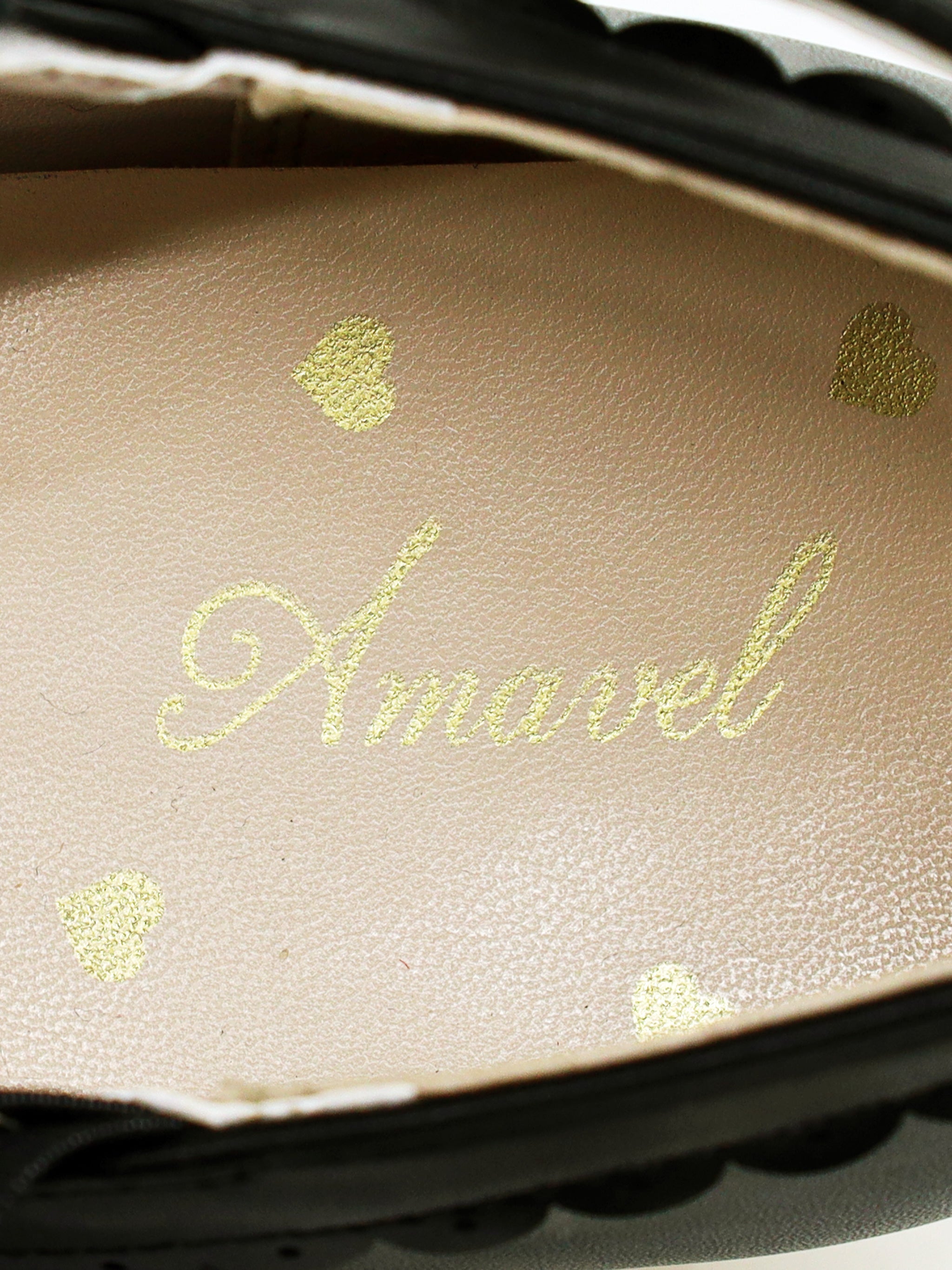 スカラップリボンウッドソールクロスパンプス |Amavel(アマベル)公式サイト