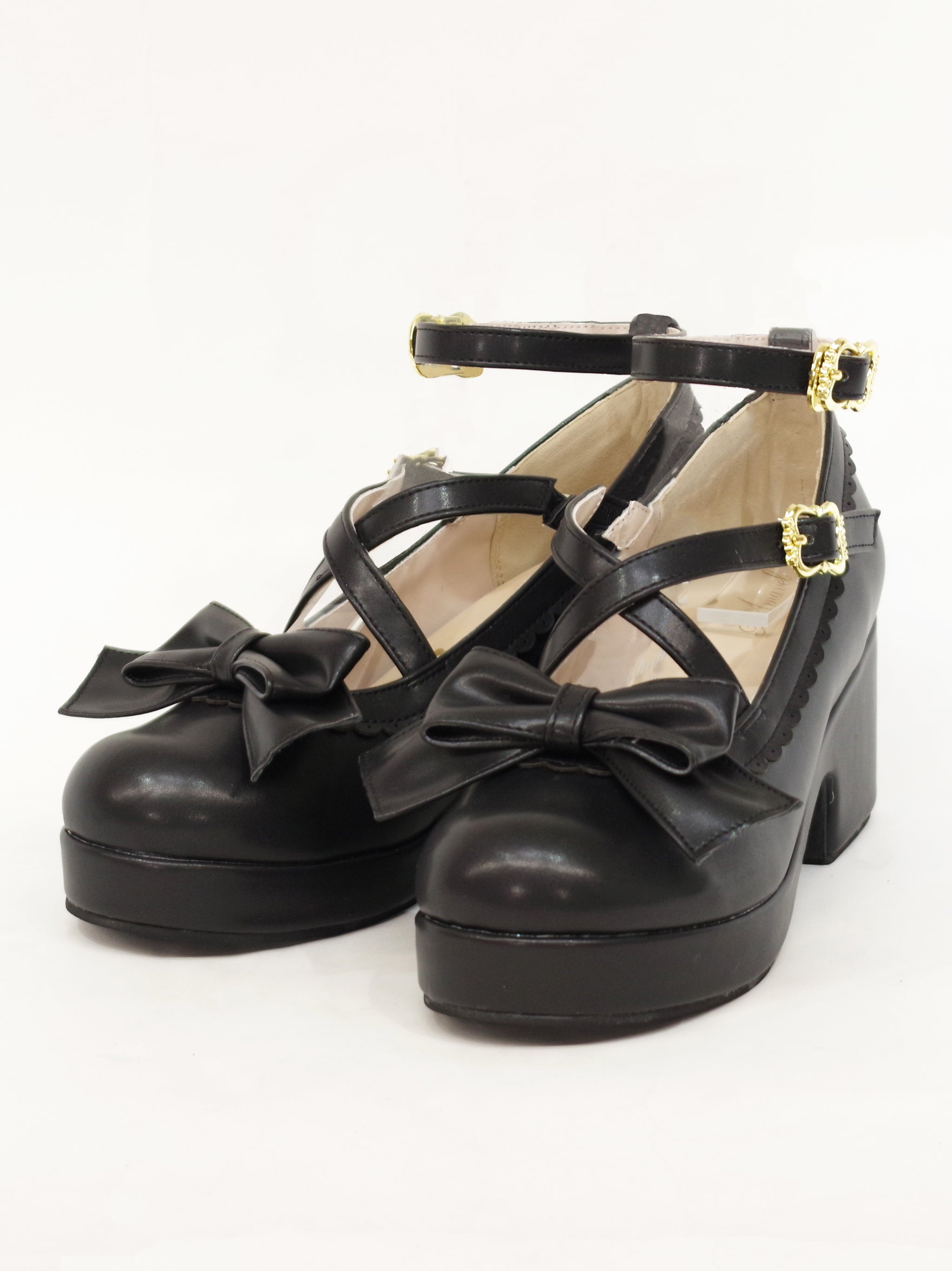 ファーリボン付クロスパンプス |Amavel(アマベル)公式サイト