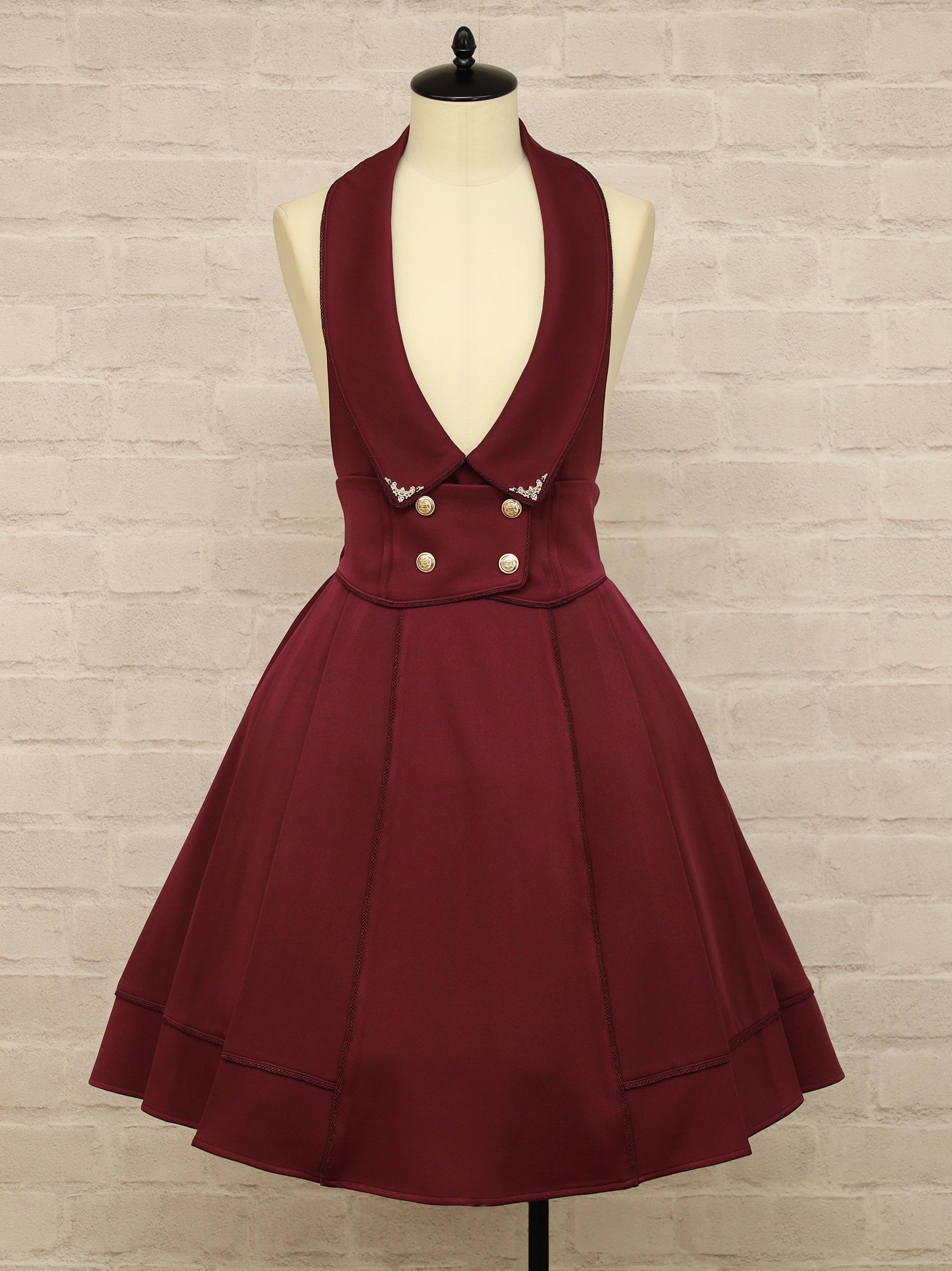 Majestic knight ホルタージャンパースカート ボルドー(Bordeaux) FREE |Amavel(アマベル)公式サイト