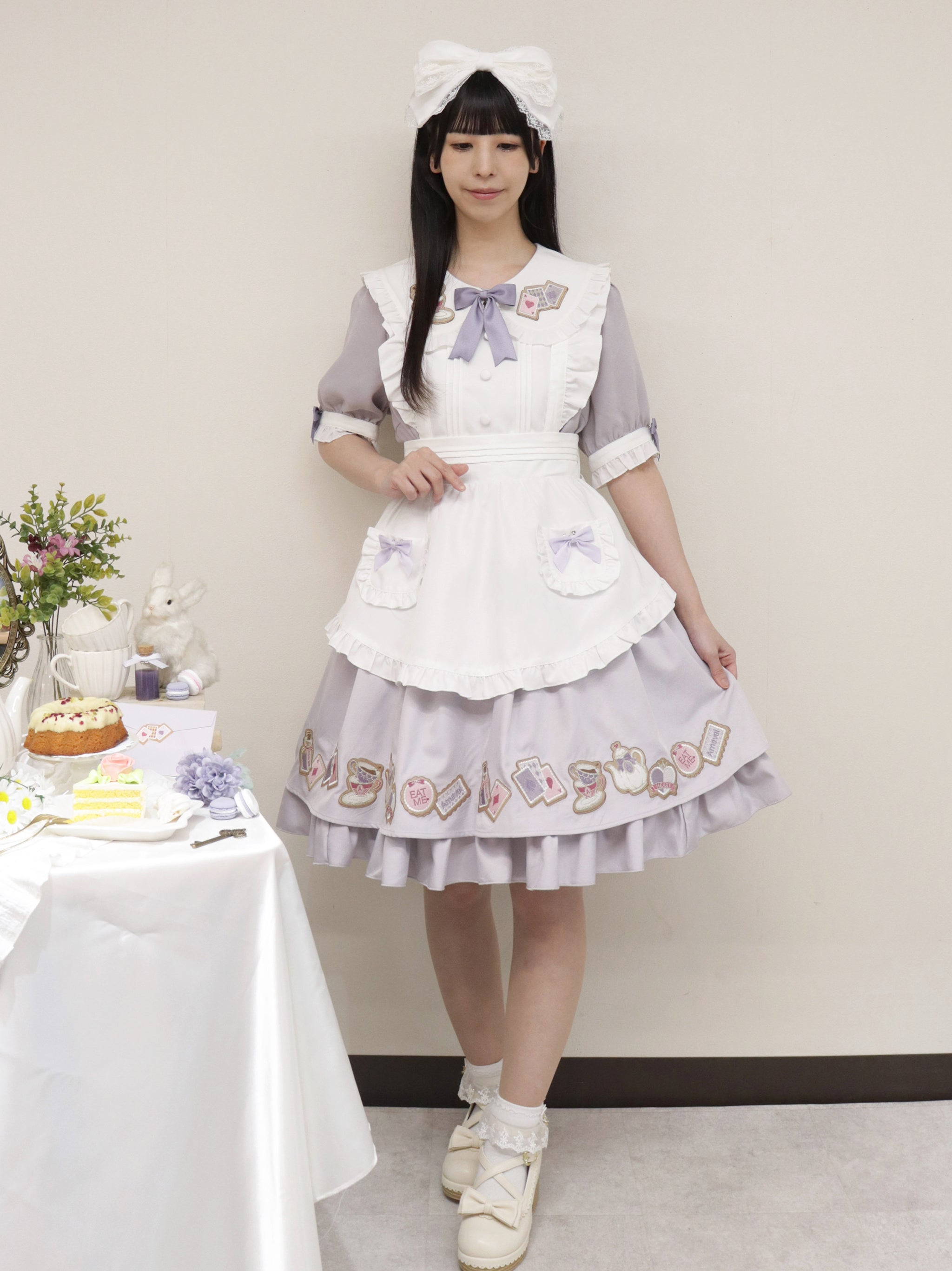 【メンバーズセール対象】Märchen TeaParty ジャンパースカート ラベンダー(Lavender) FREE |Amavel(アマベル)公式サイト