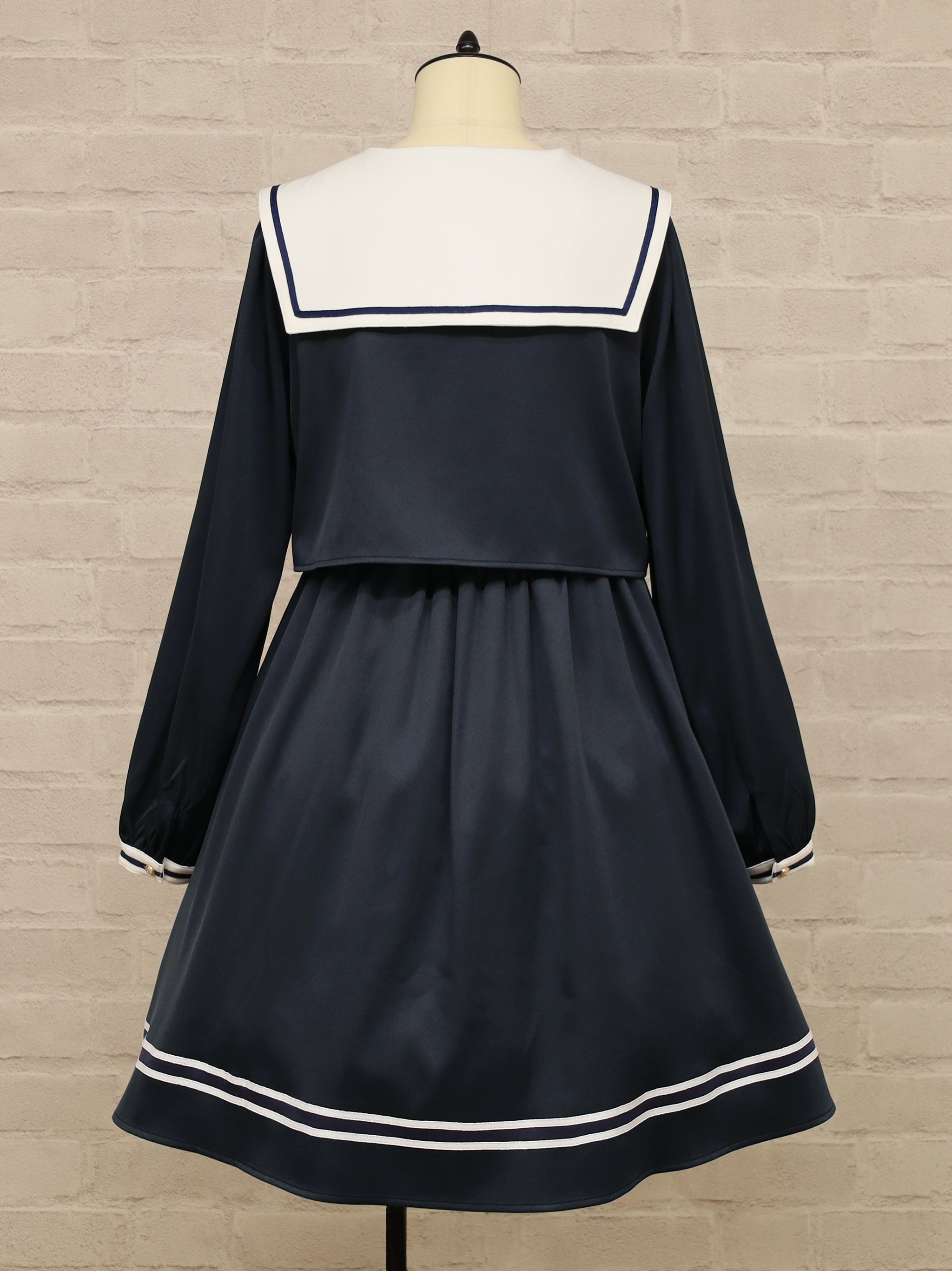 Classical School Setup風セーラーワンピース(ミドル) |Amavel(アマベル)公式サイト